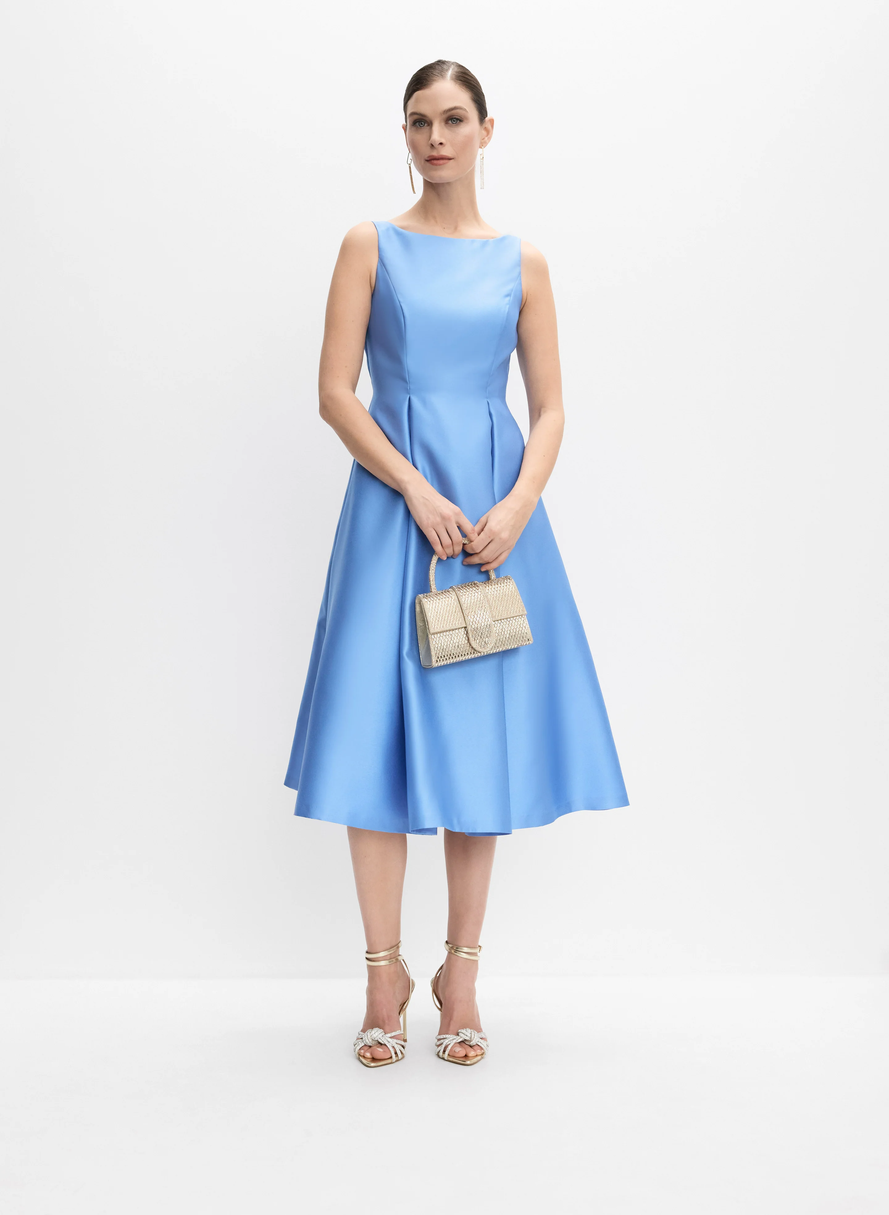 Adrianna Papell - Mikado Fit & Flare Dress