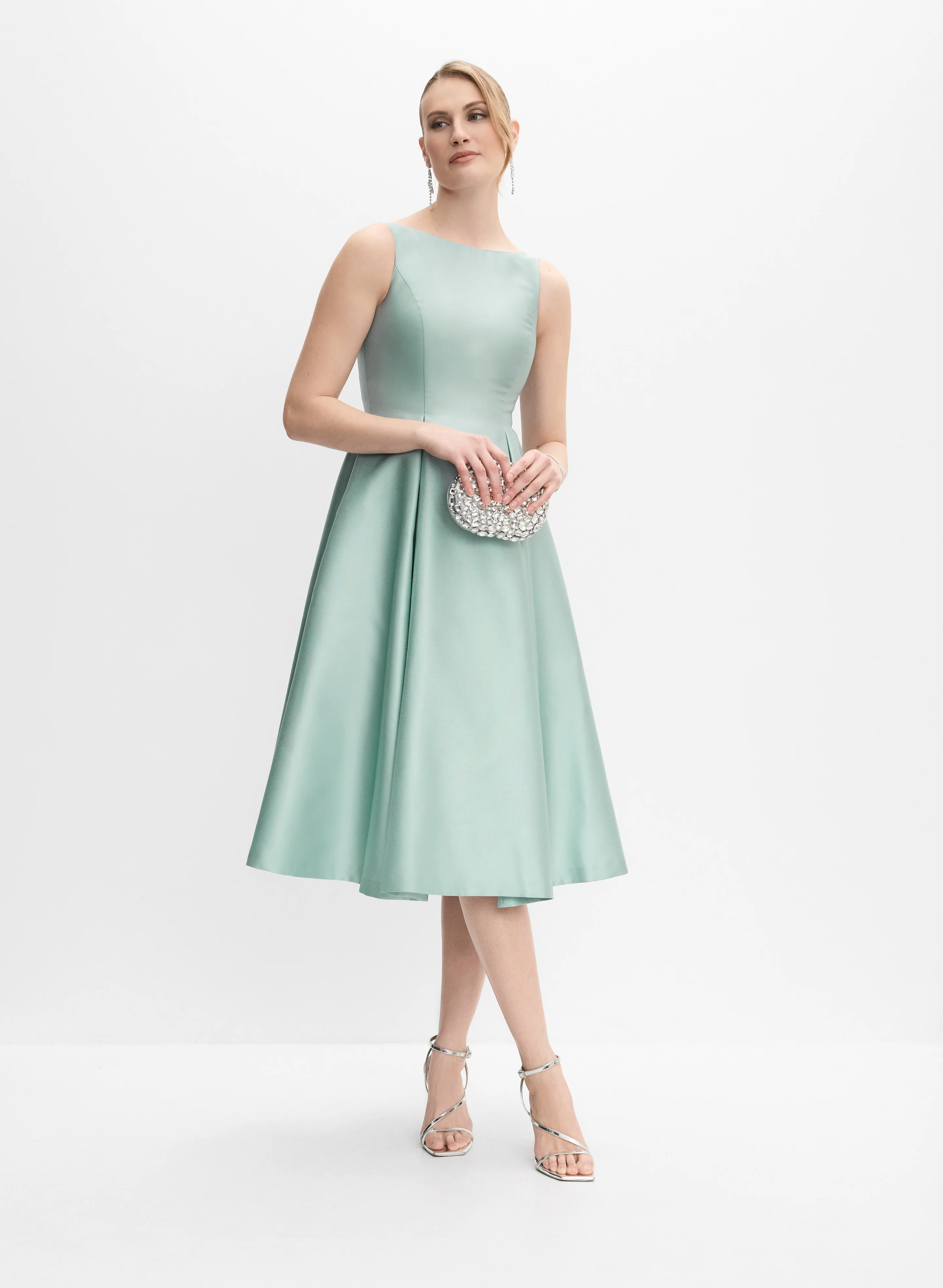 Adrianna Papell - Mikado Fit & Flare Dress
