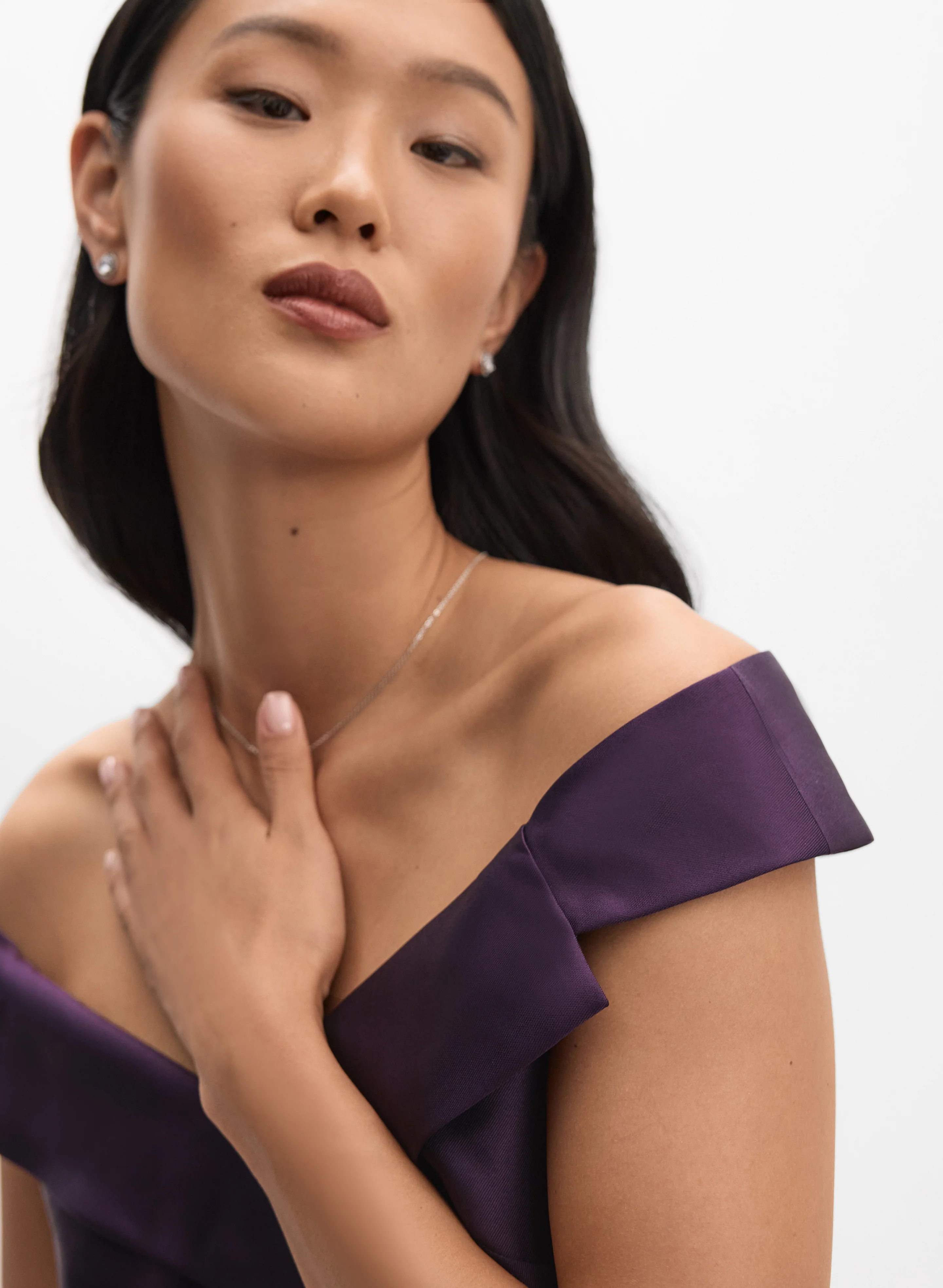 Adrianna Papell - Off-The-Shoulder Mikado Dress - Image 7