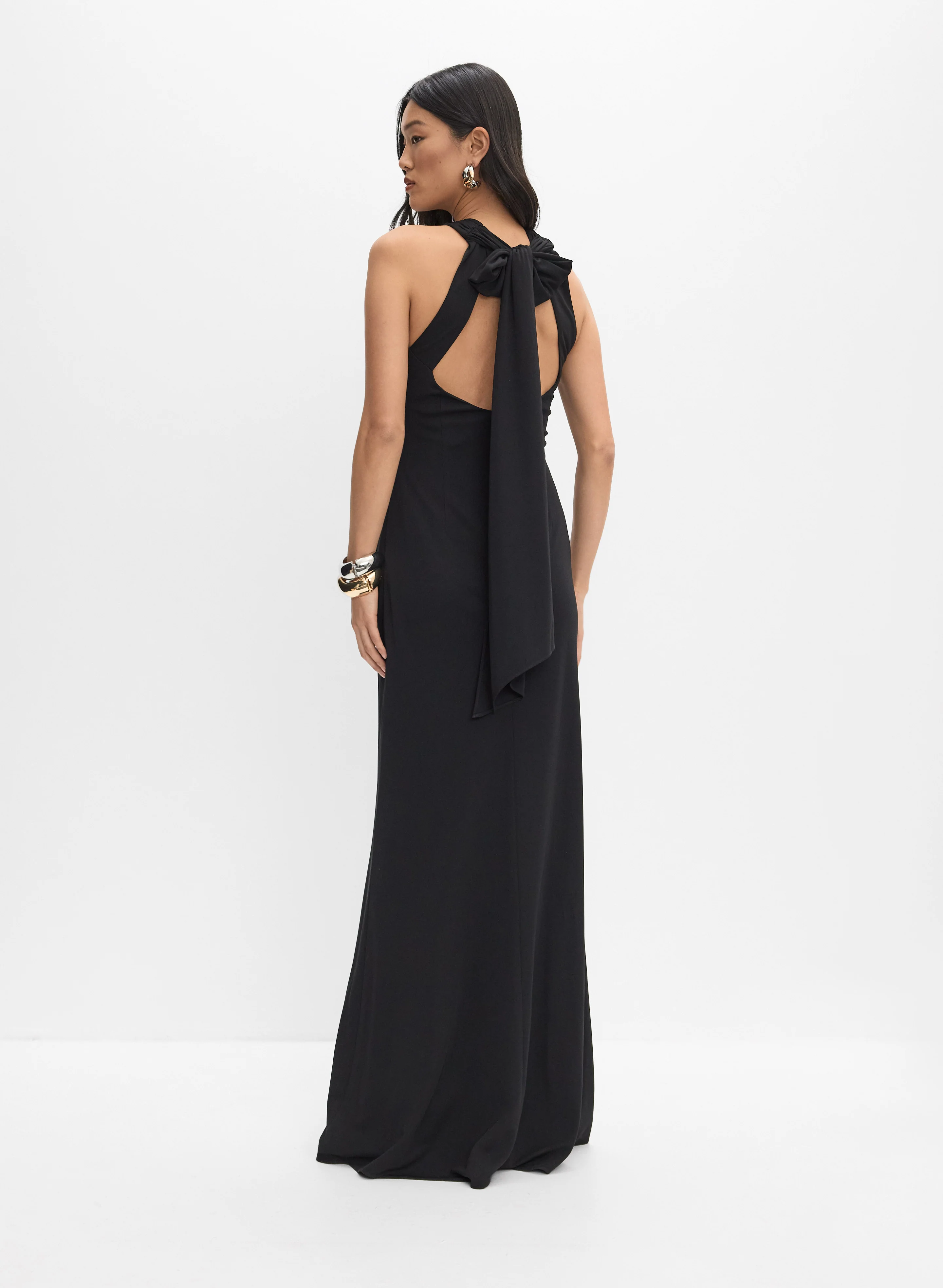 BA Nites - Tie-Back Halter Neck Dress - Image 3
