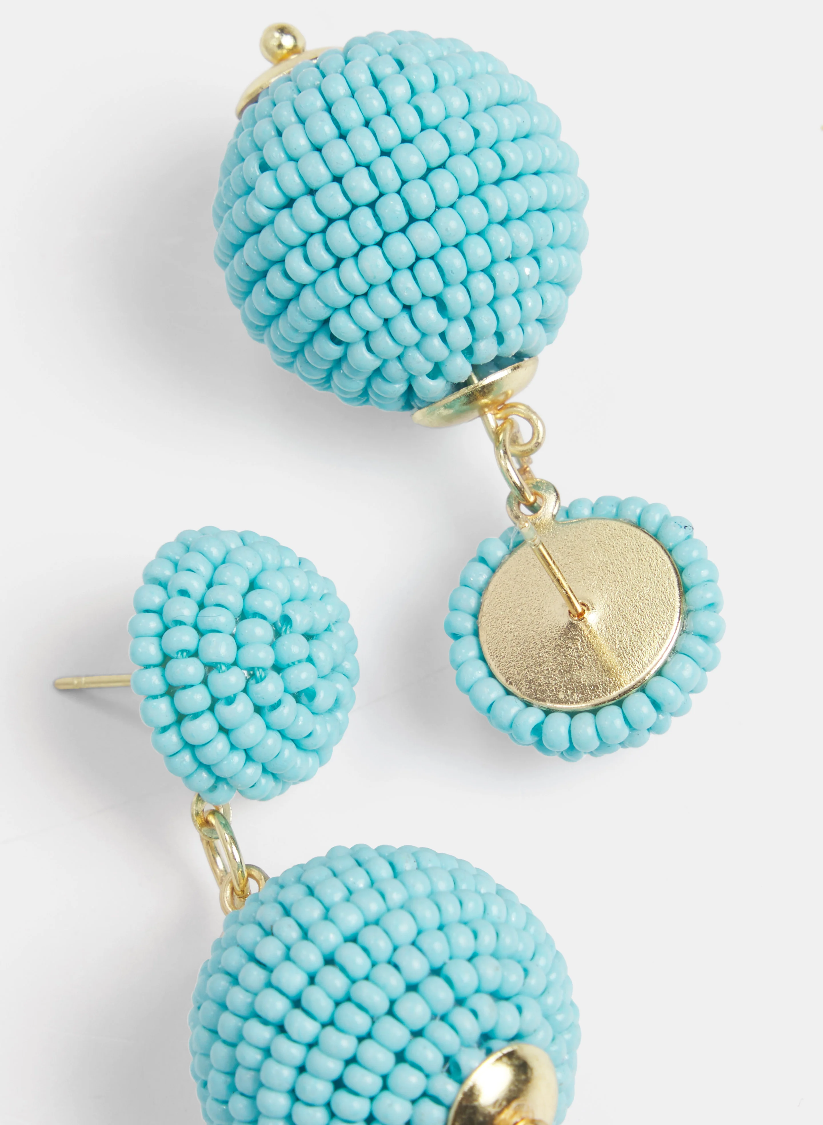 Beaded Drop Earrings - Image 2