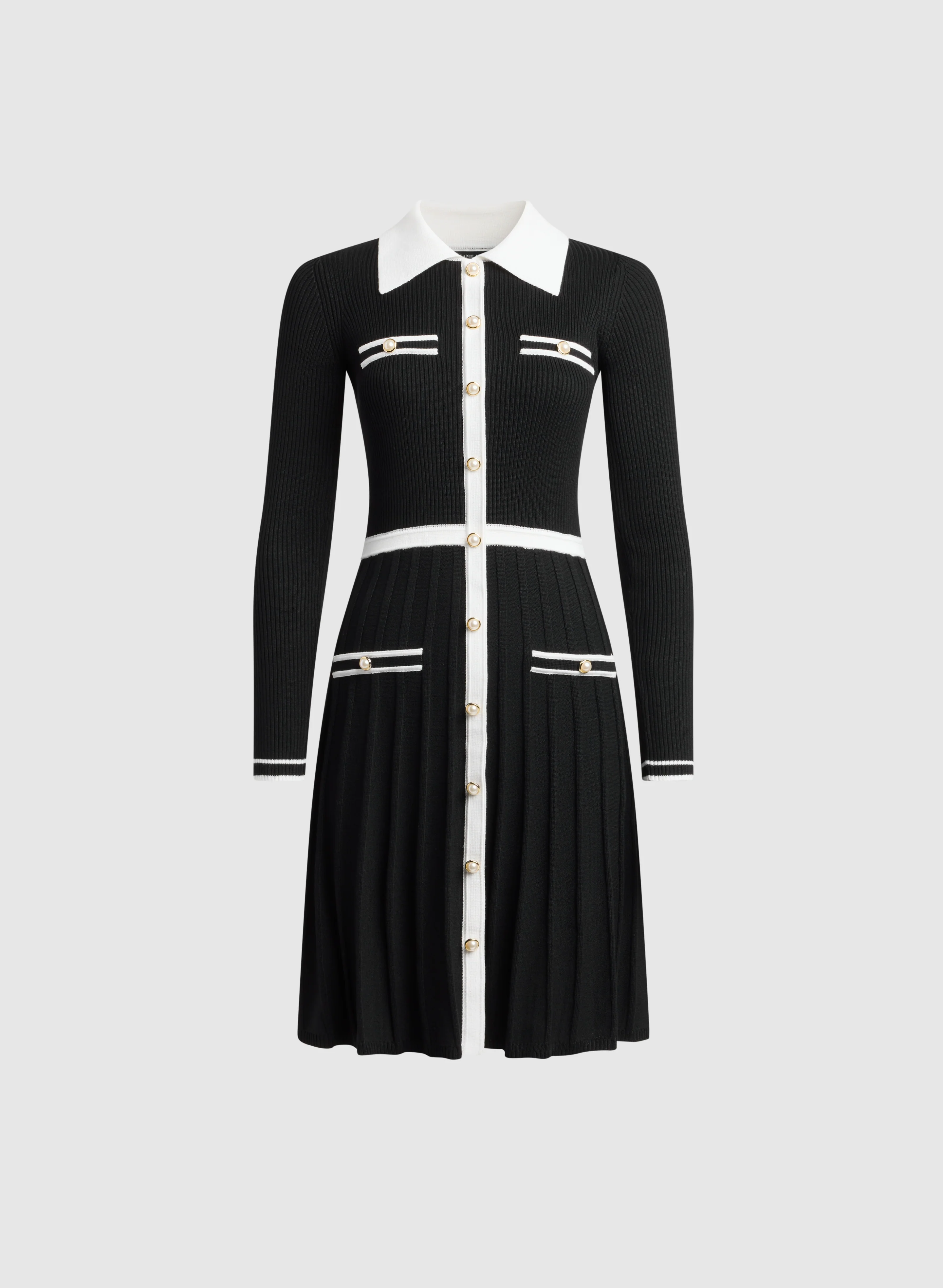 Button Detail Dress - Image 6