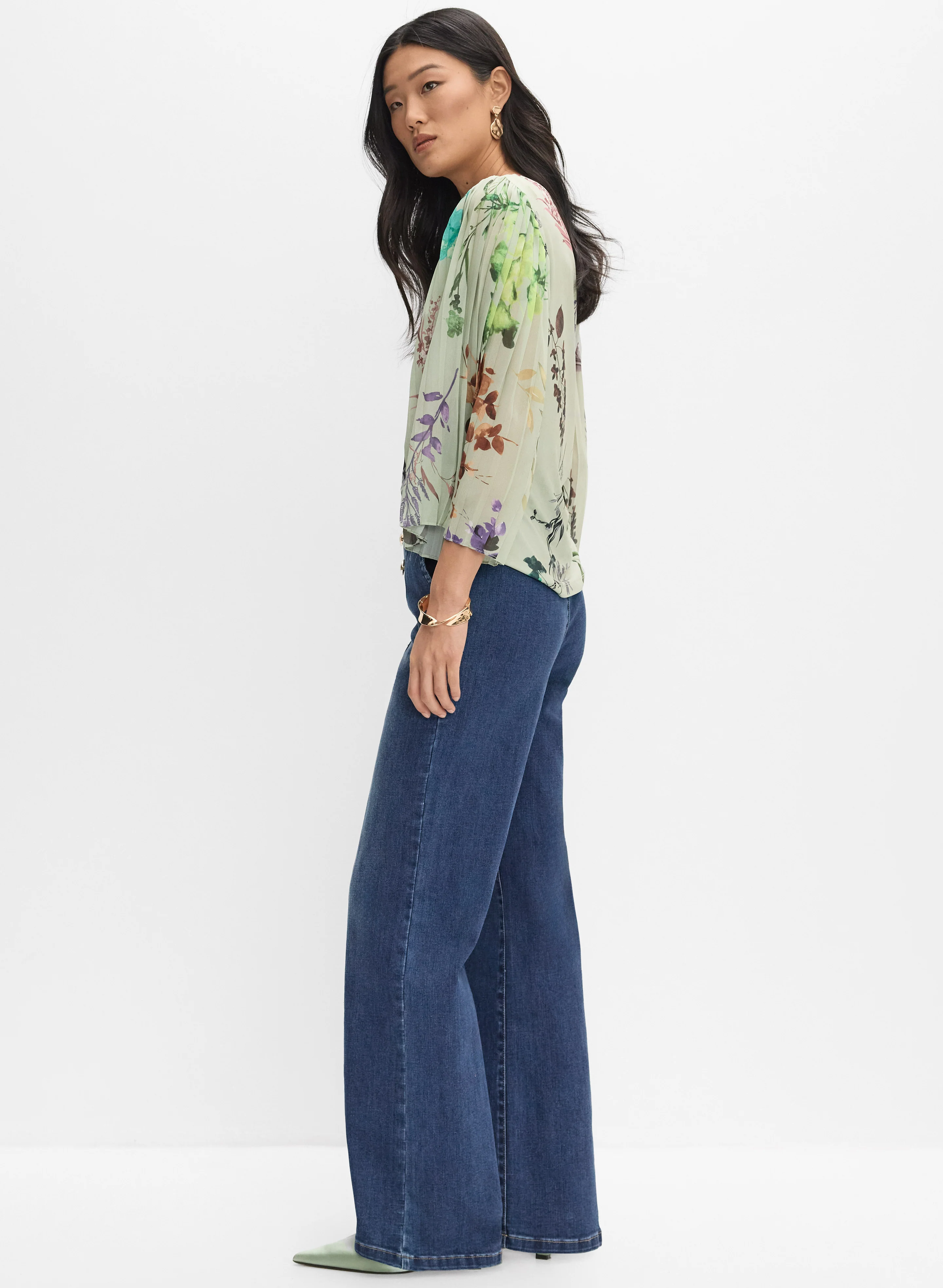 Button Detail Trouser Jeans - Image 5