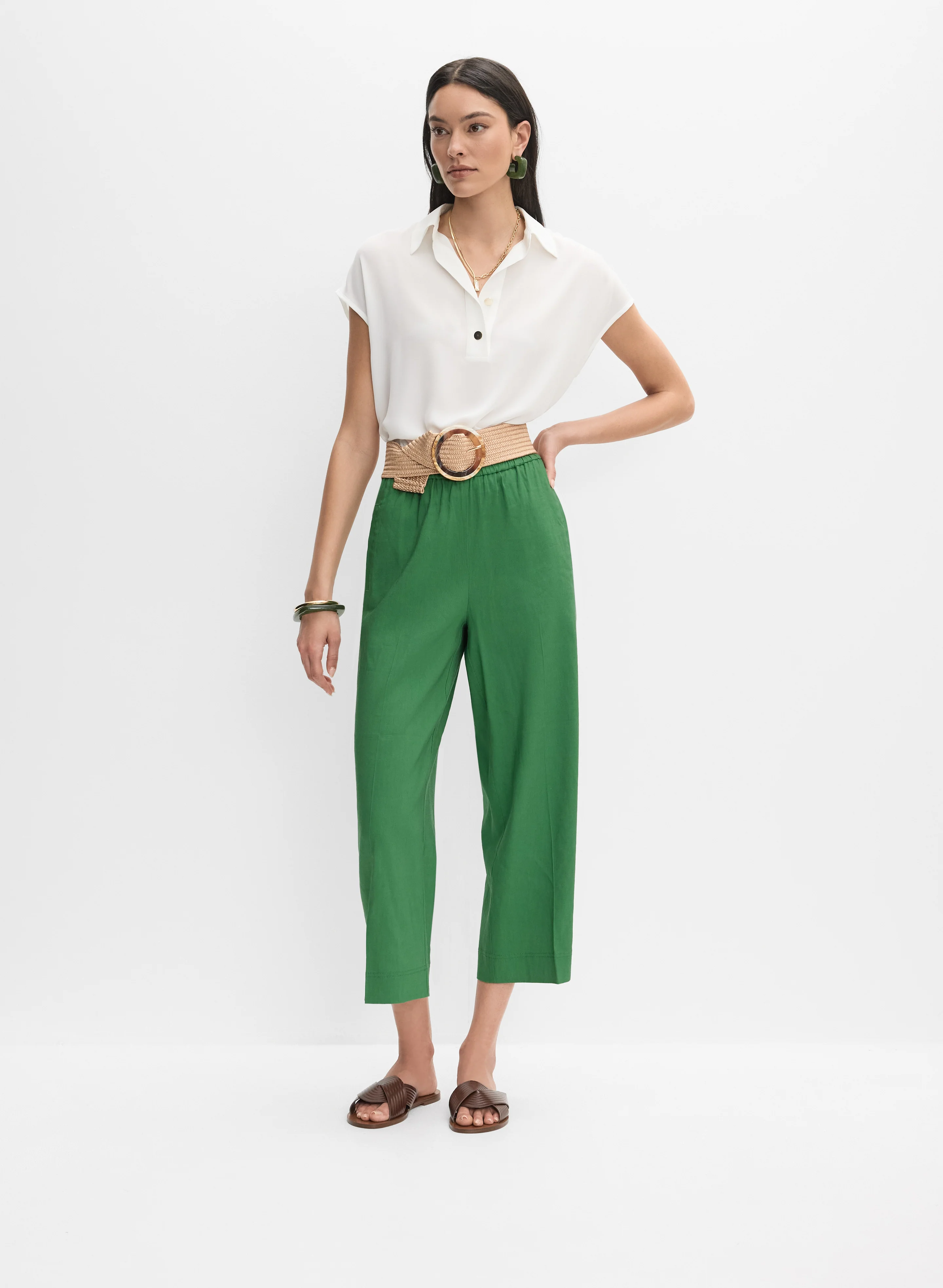 Button Placket Blouse - Image 3