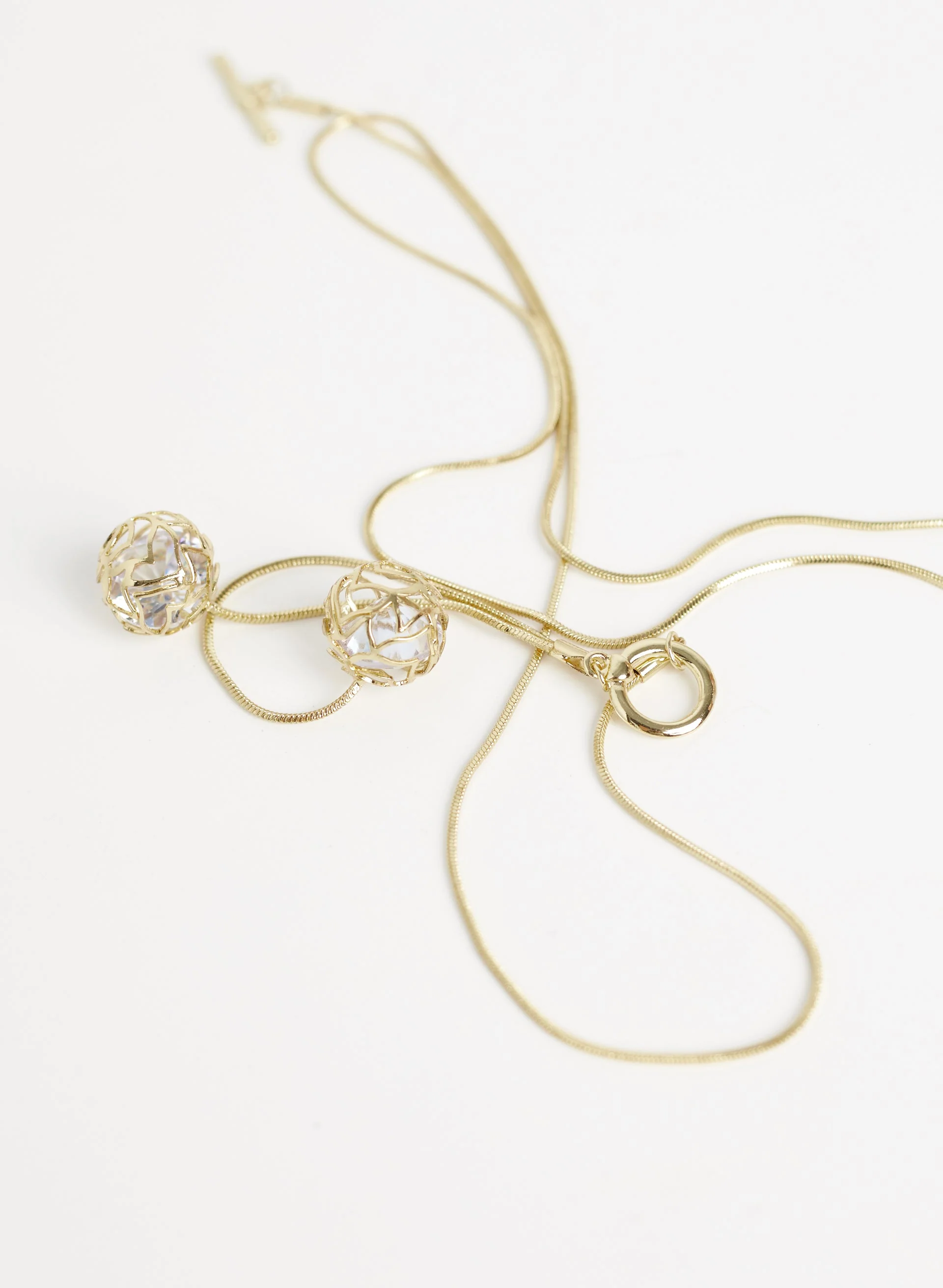Cage Ball Pendant Necklace - Image 3