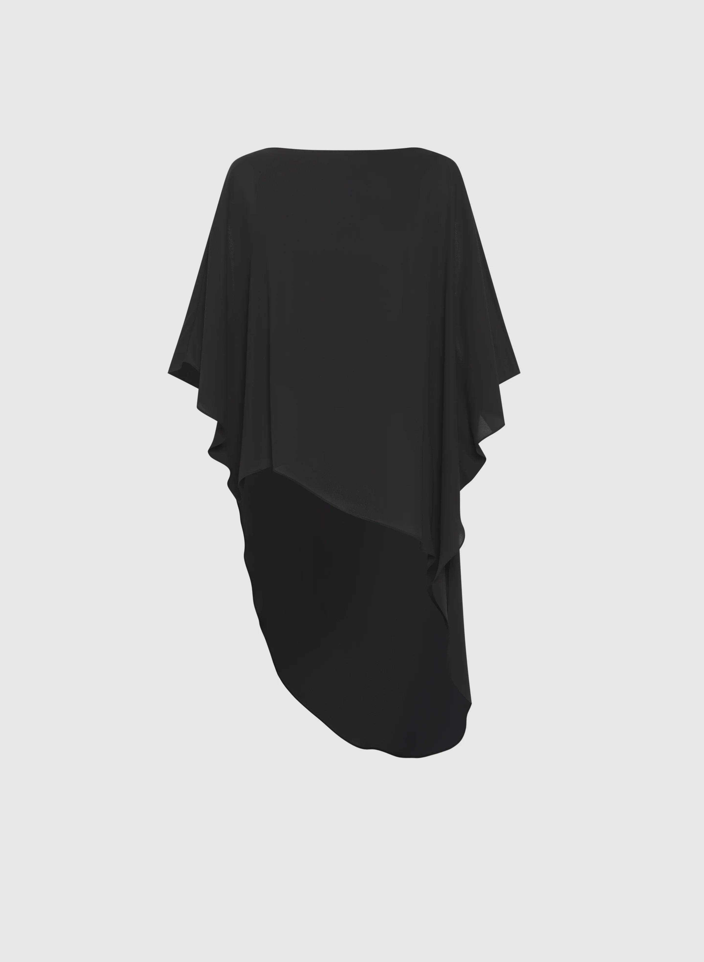 Chiffon Asymmetric Tunic Top - Image 6