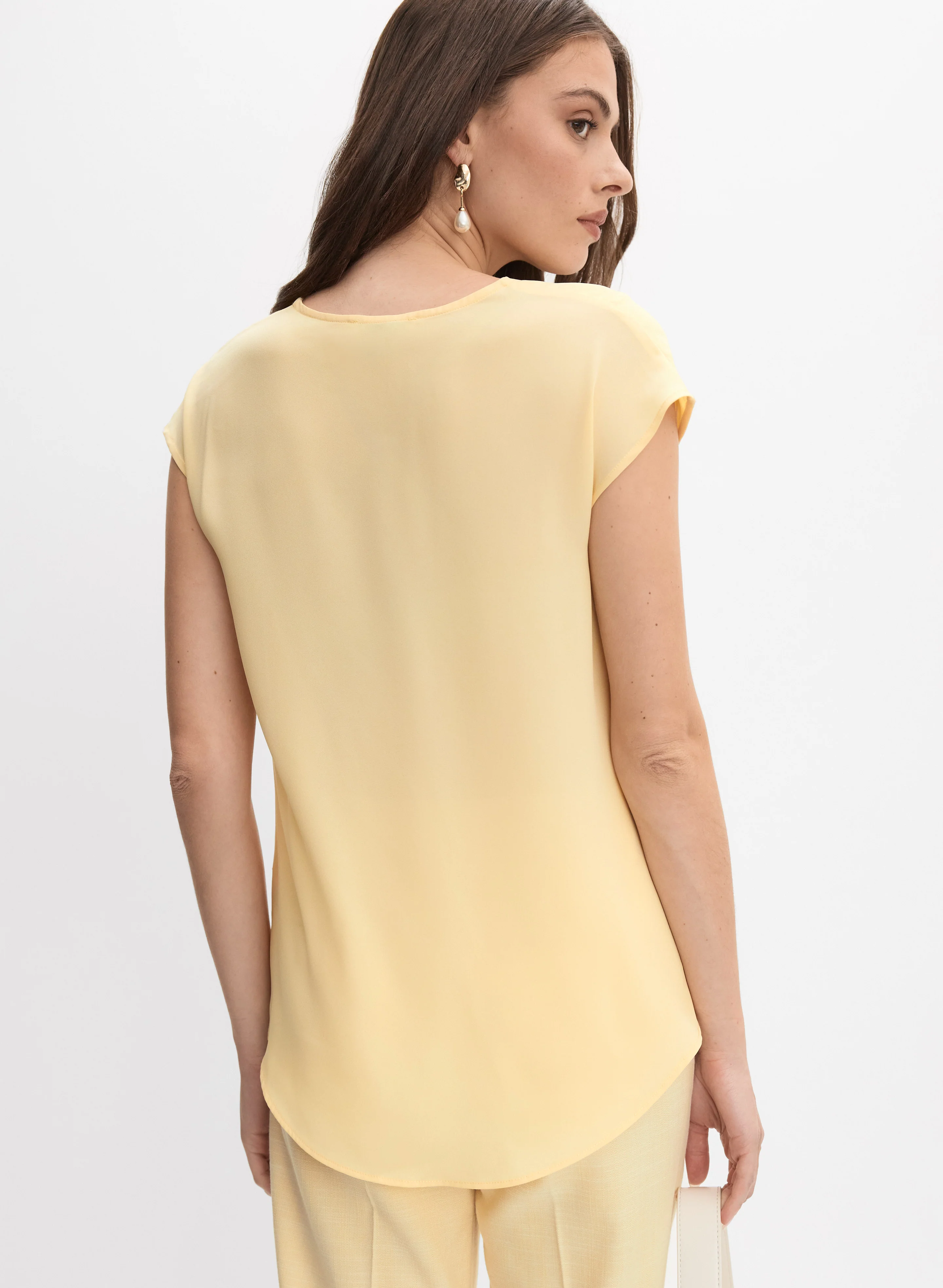Cowl Neck Blouse - Image 4