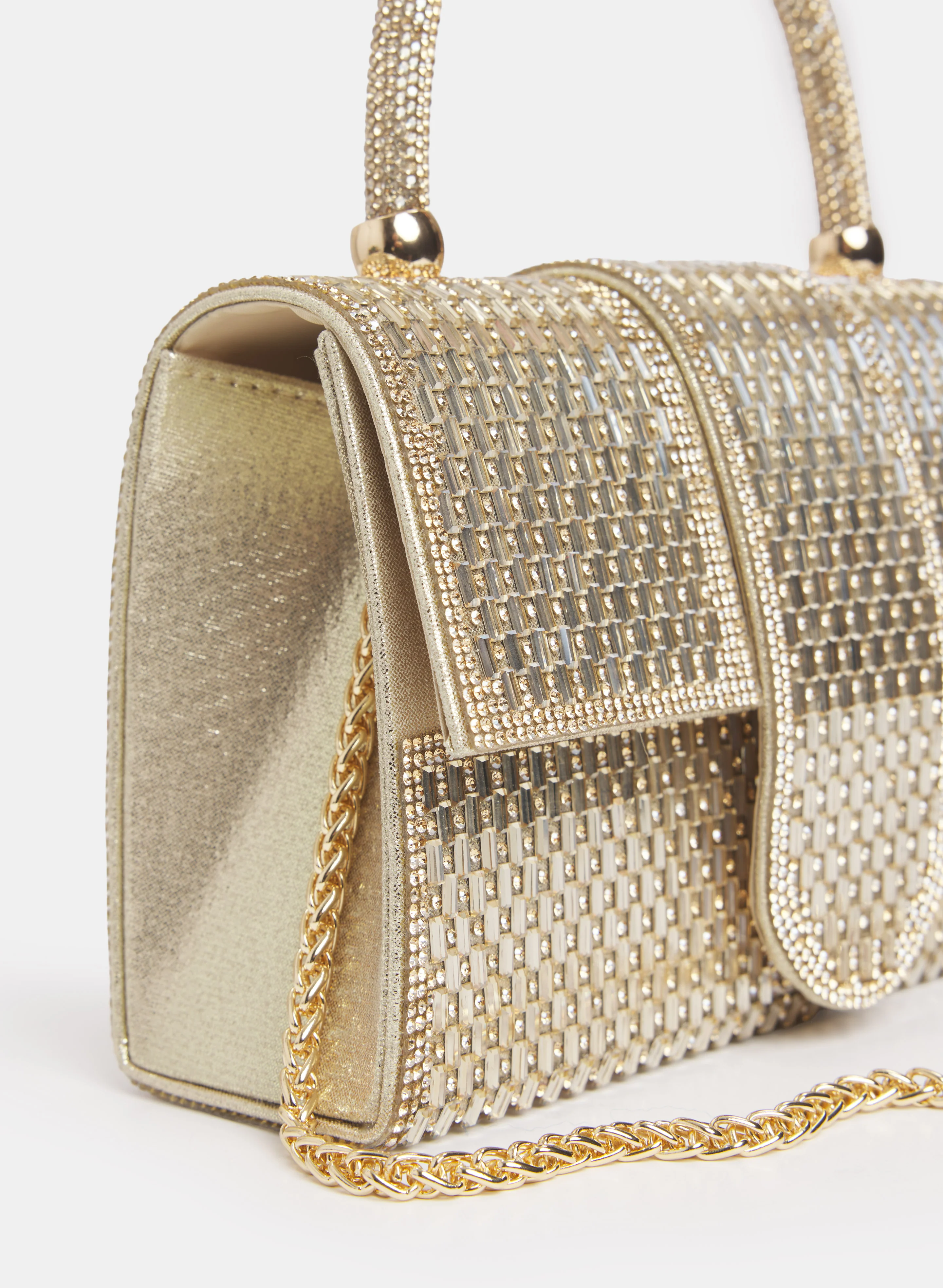 Crystal Embellished Clutch - Image 2