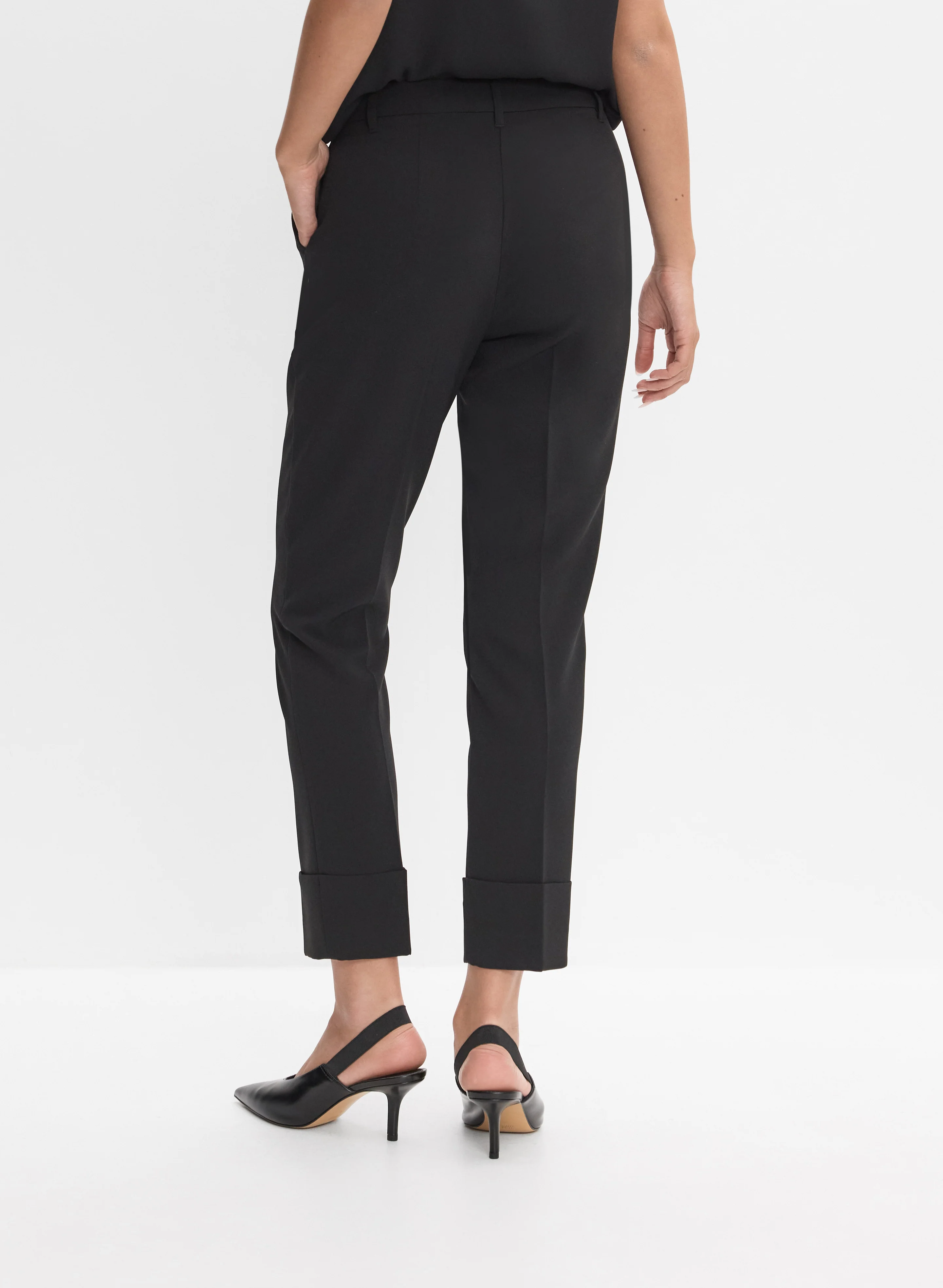Cuffed Straight-Leg Pants - Image 2