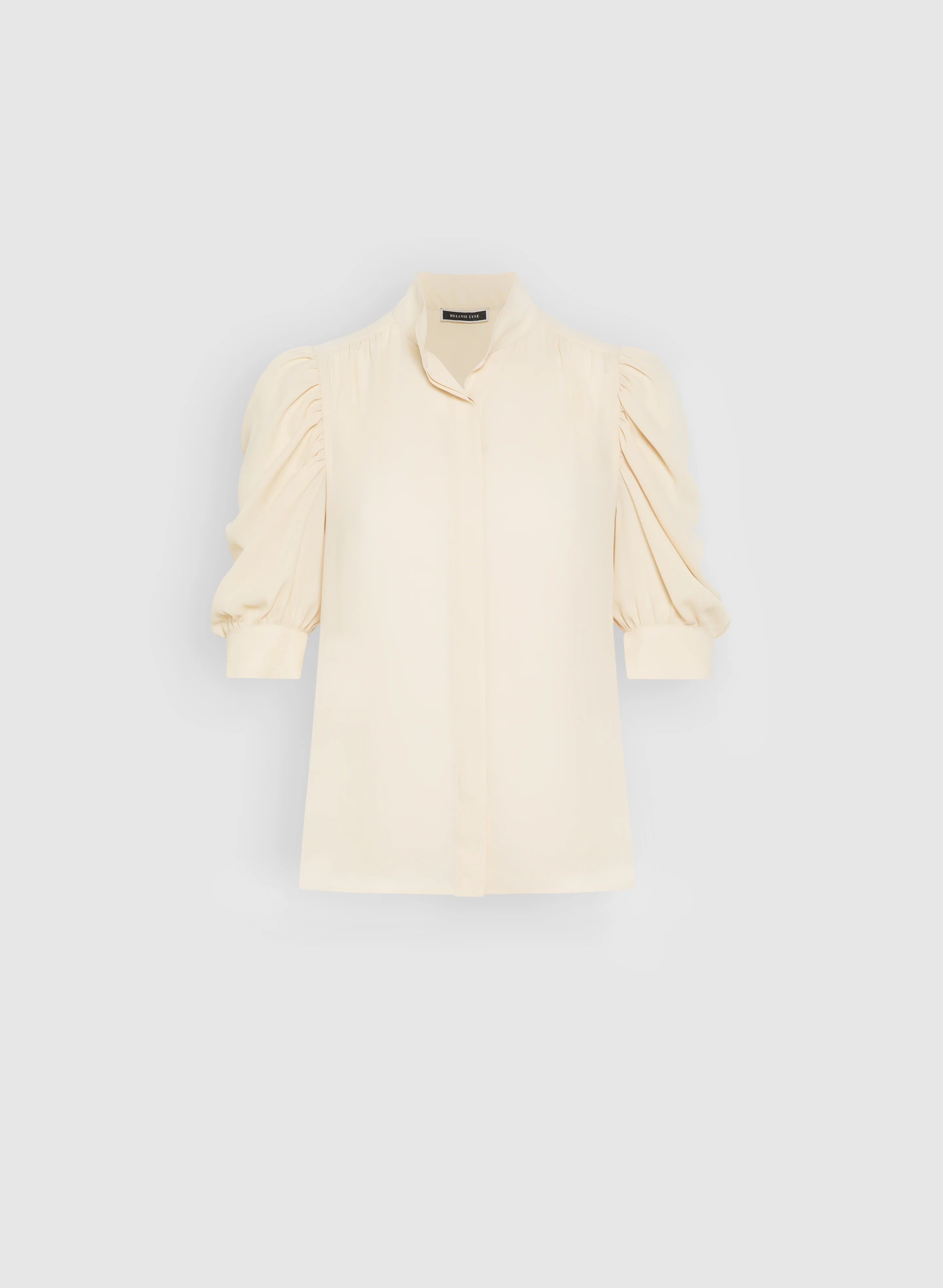 Draped Puff Sleeve Blouse - Image 6