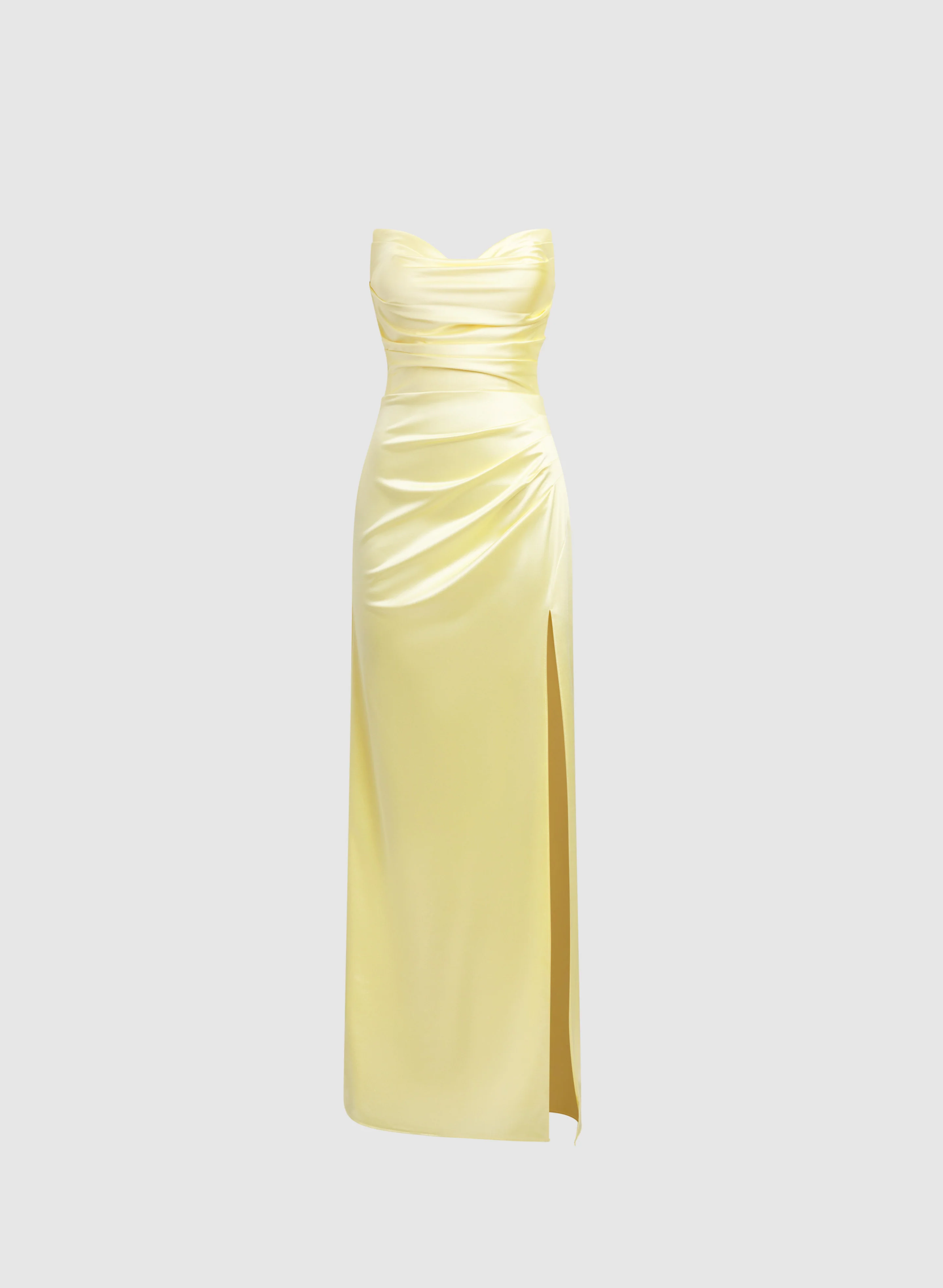 Draped Sweetheart Neck Dress - Image 5