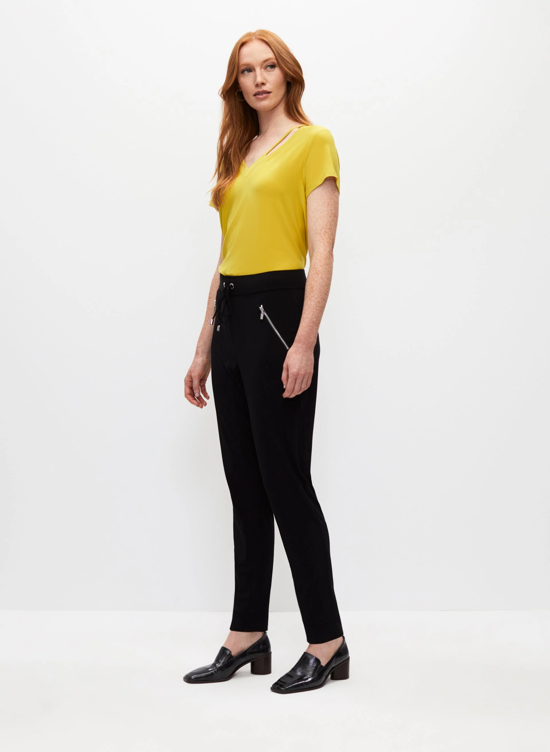 Drawstring Waist Jogger Pants - Image 3