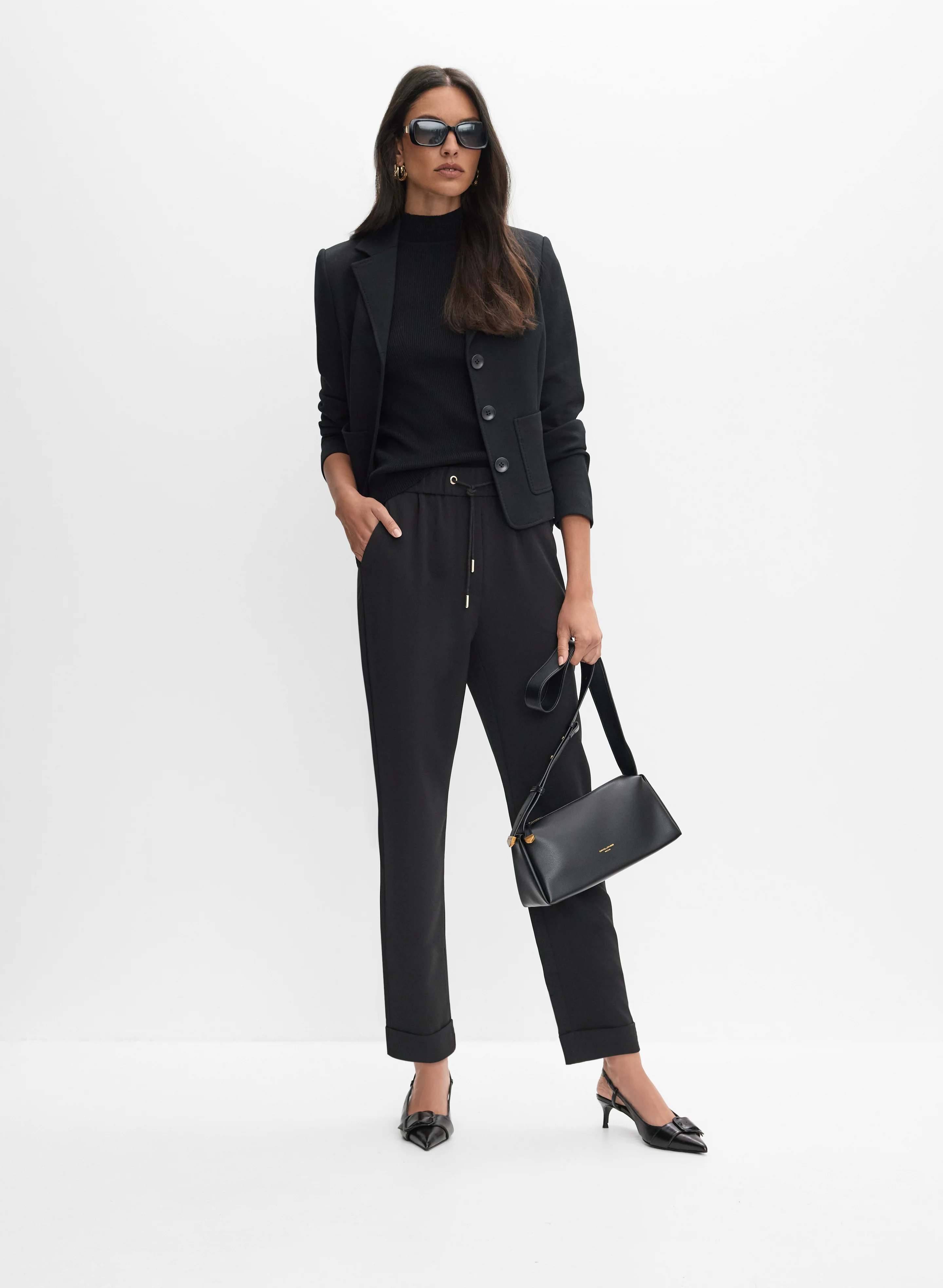 Drawstring Waist Pants - Image 3