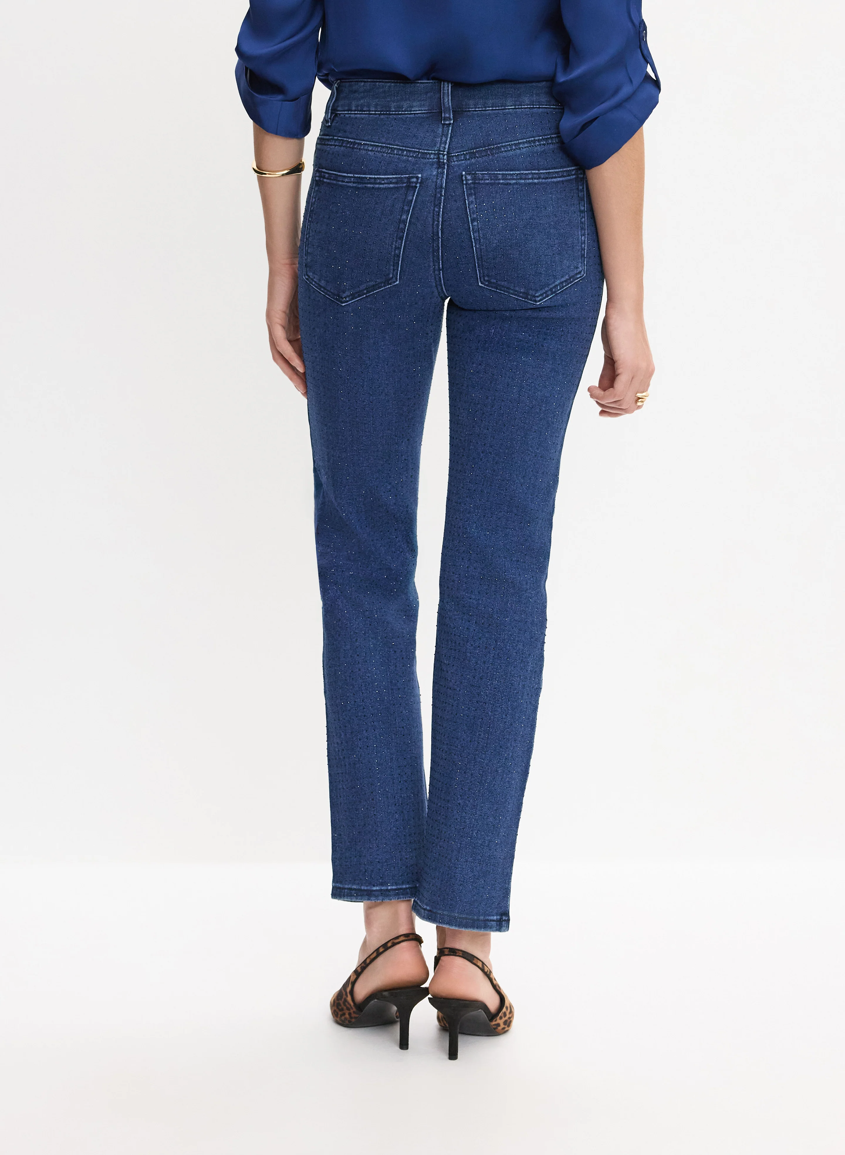 Embellished Straight-Leg Jeans - Image 4
