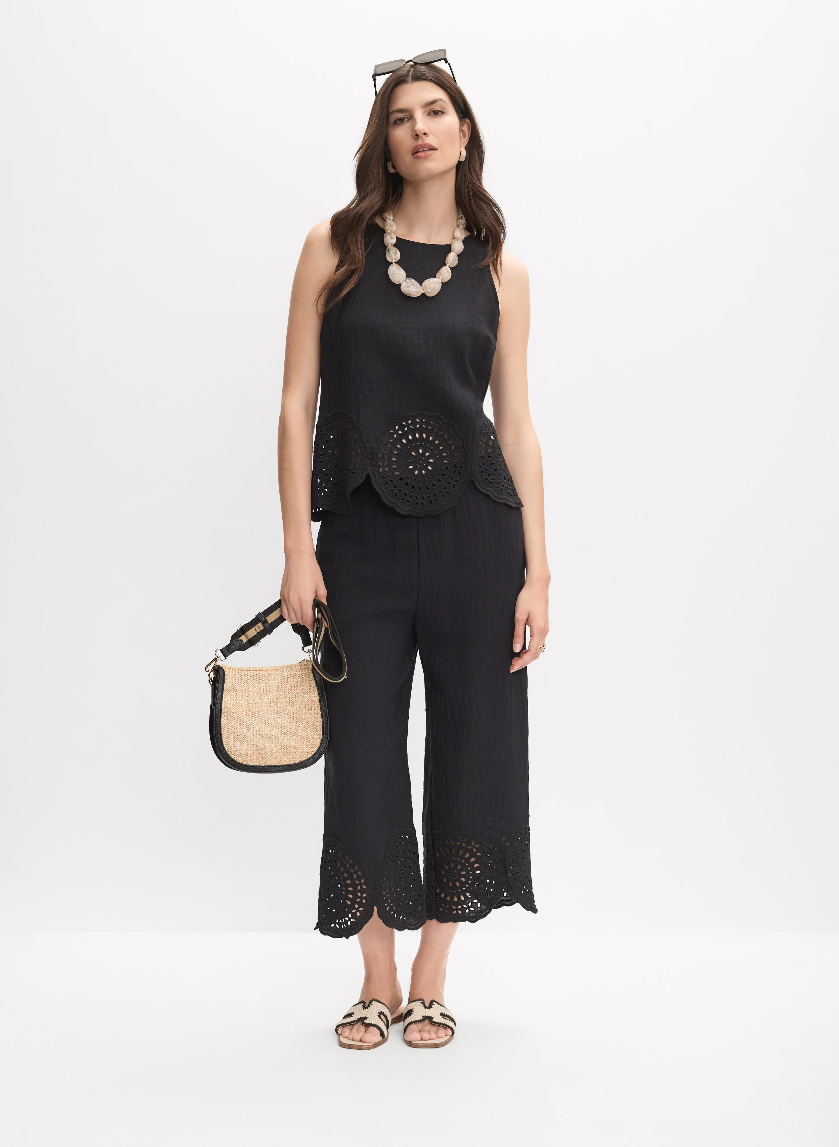 Embroidered Hem Blouse - Image 3