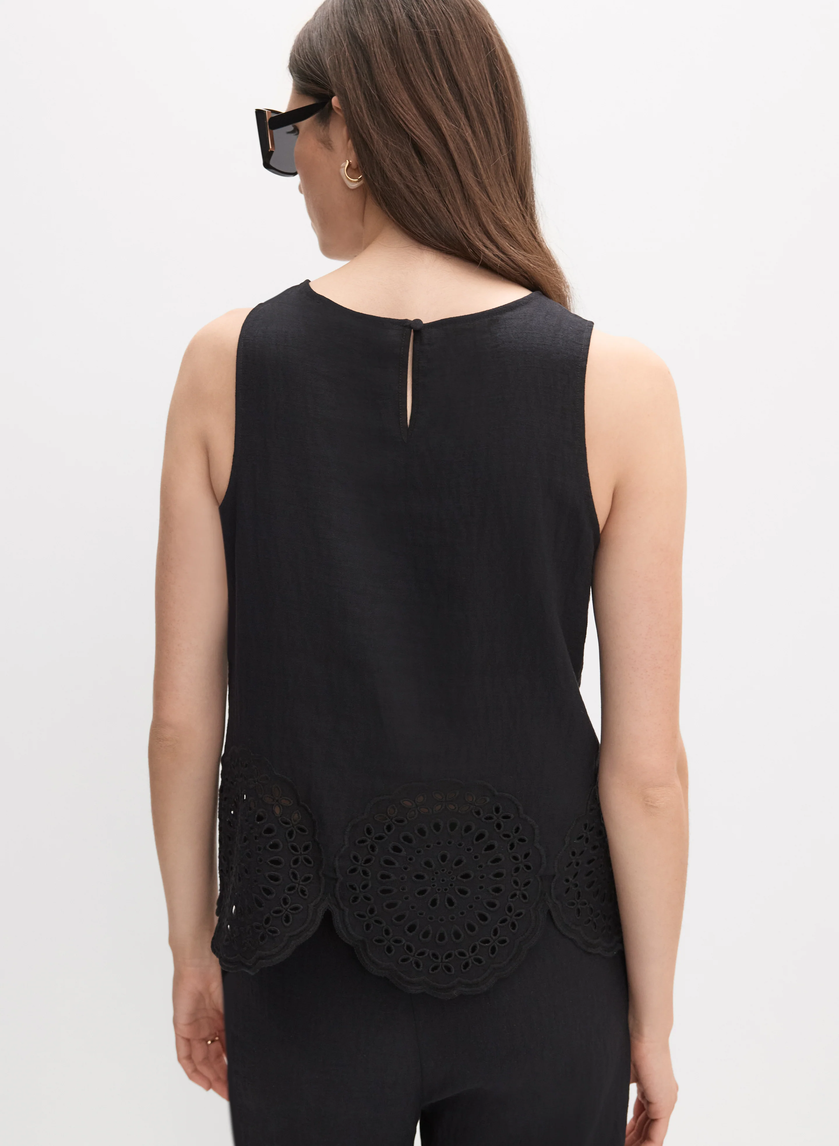 Embroidered Hem Blouse - Image 4