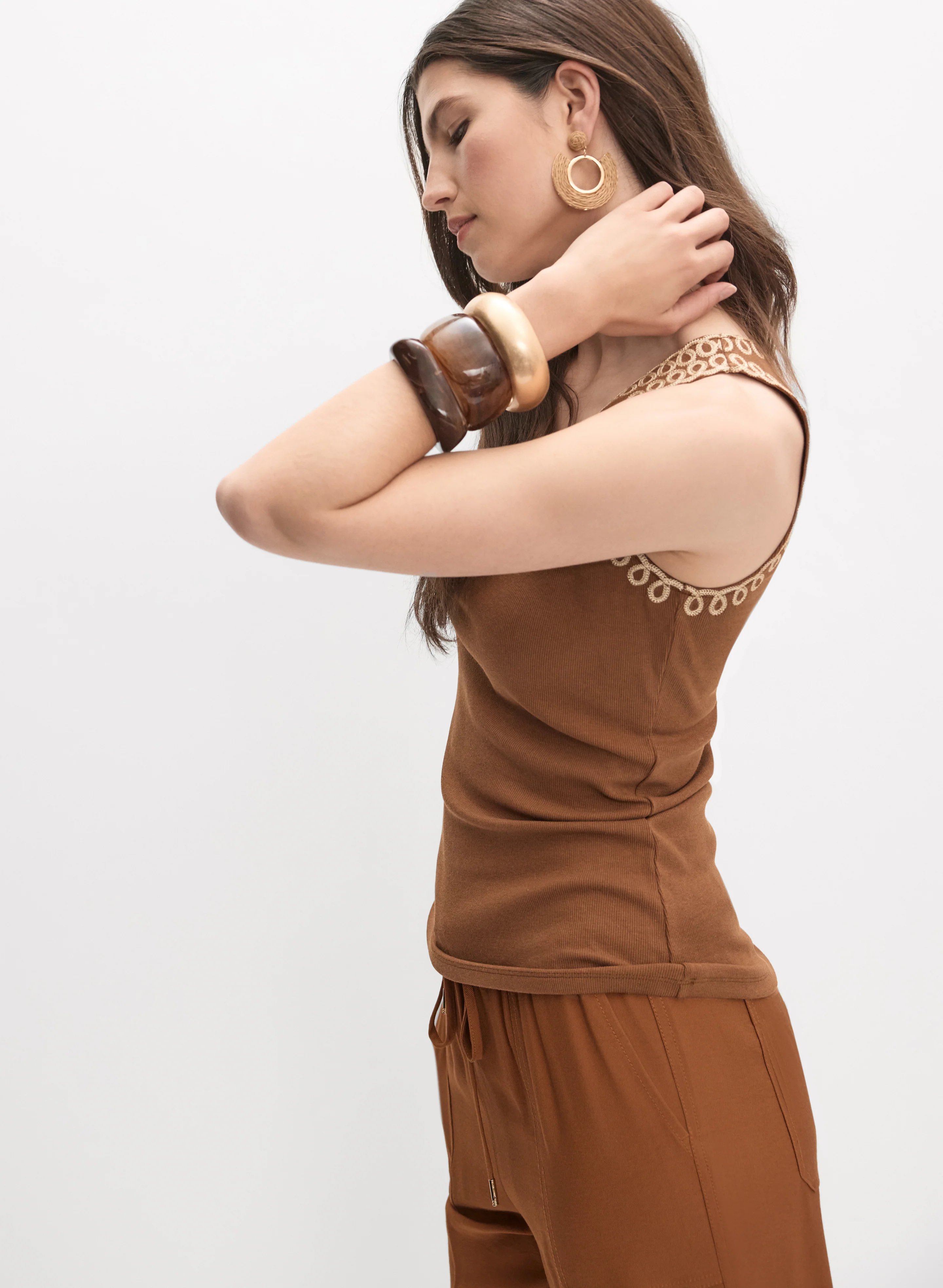 Embroidered Tank Top - Image 5