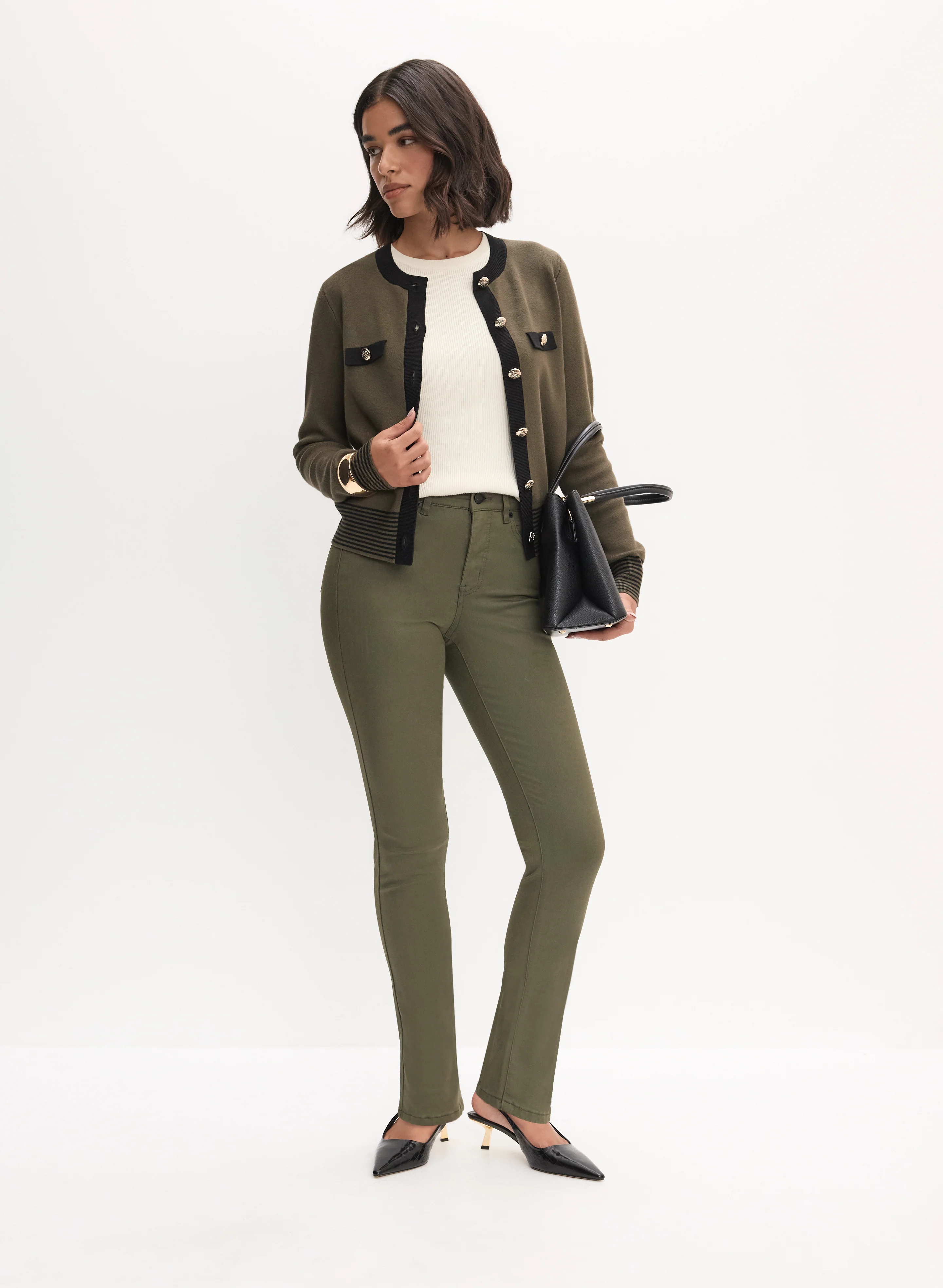 Essential Coated Straight Leg Jeans - Image 3