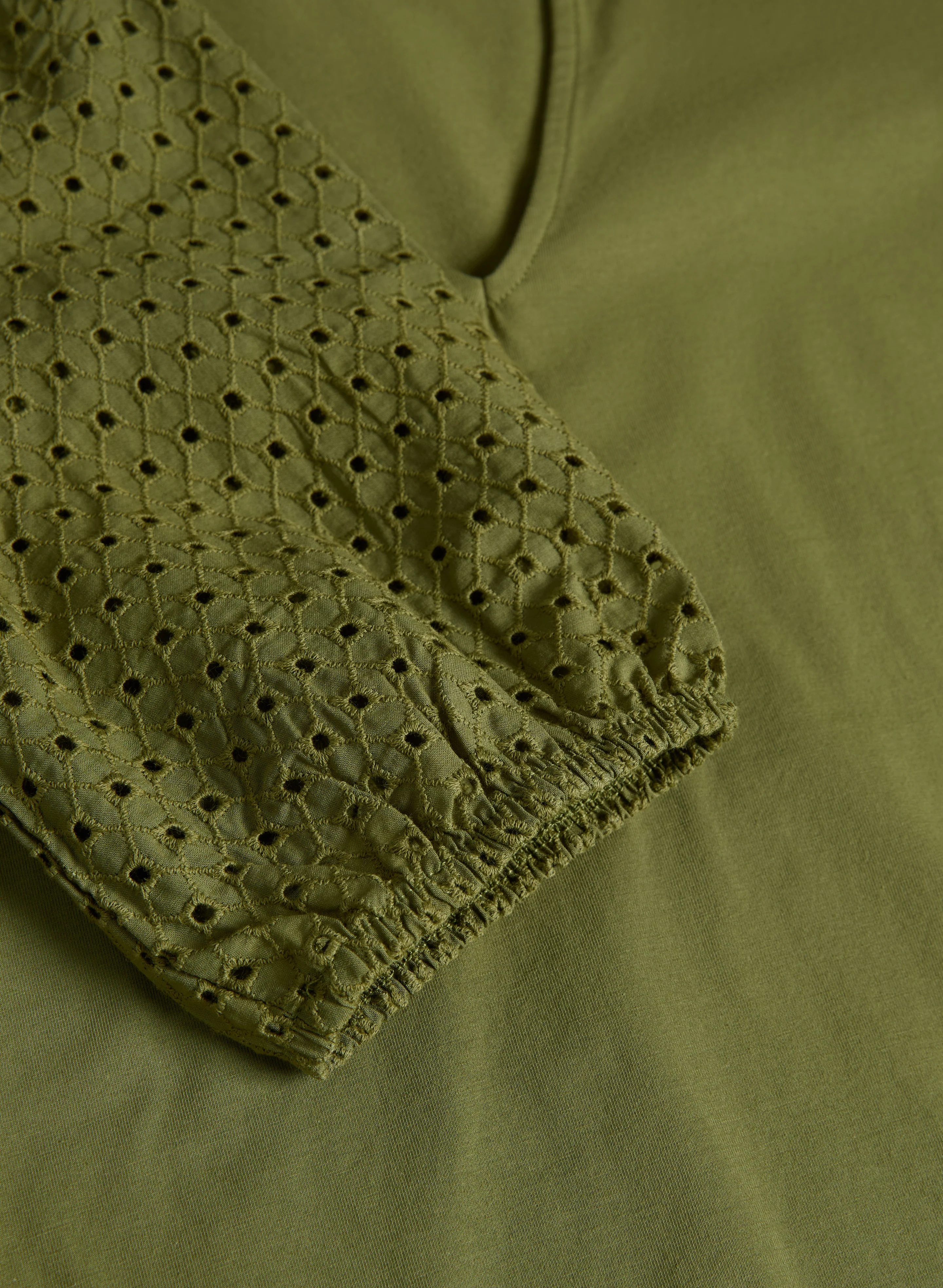 Eyelet Sleeve Top - Image 7