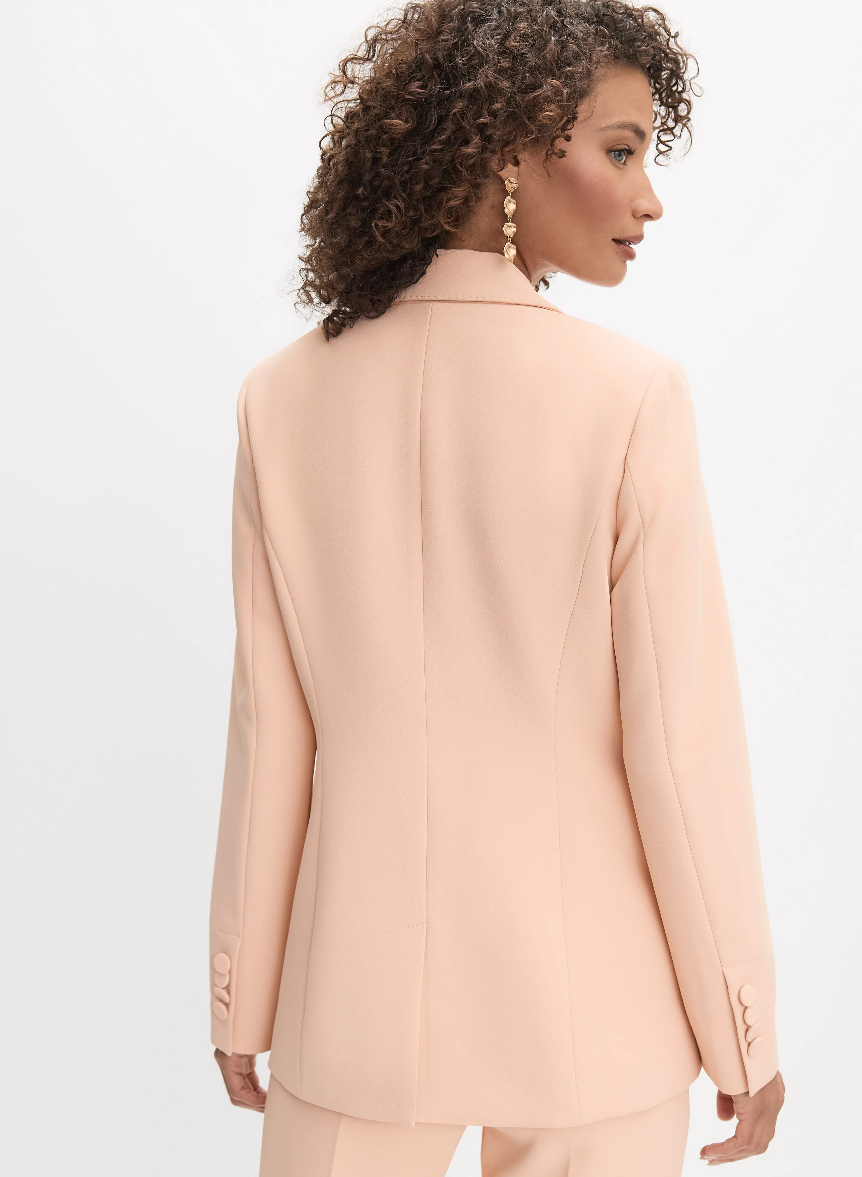Faux Double-Breasted Blazer - Image 4