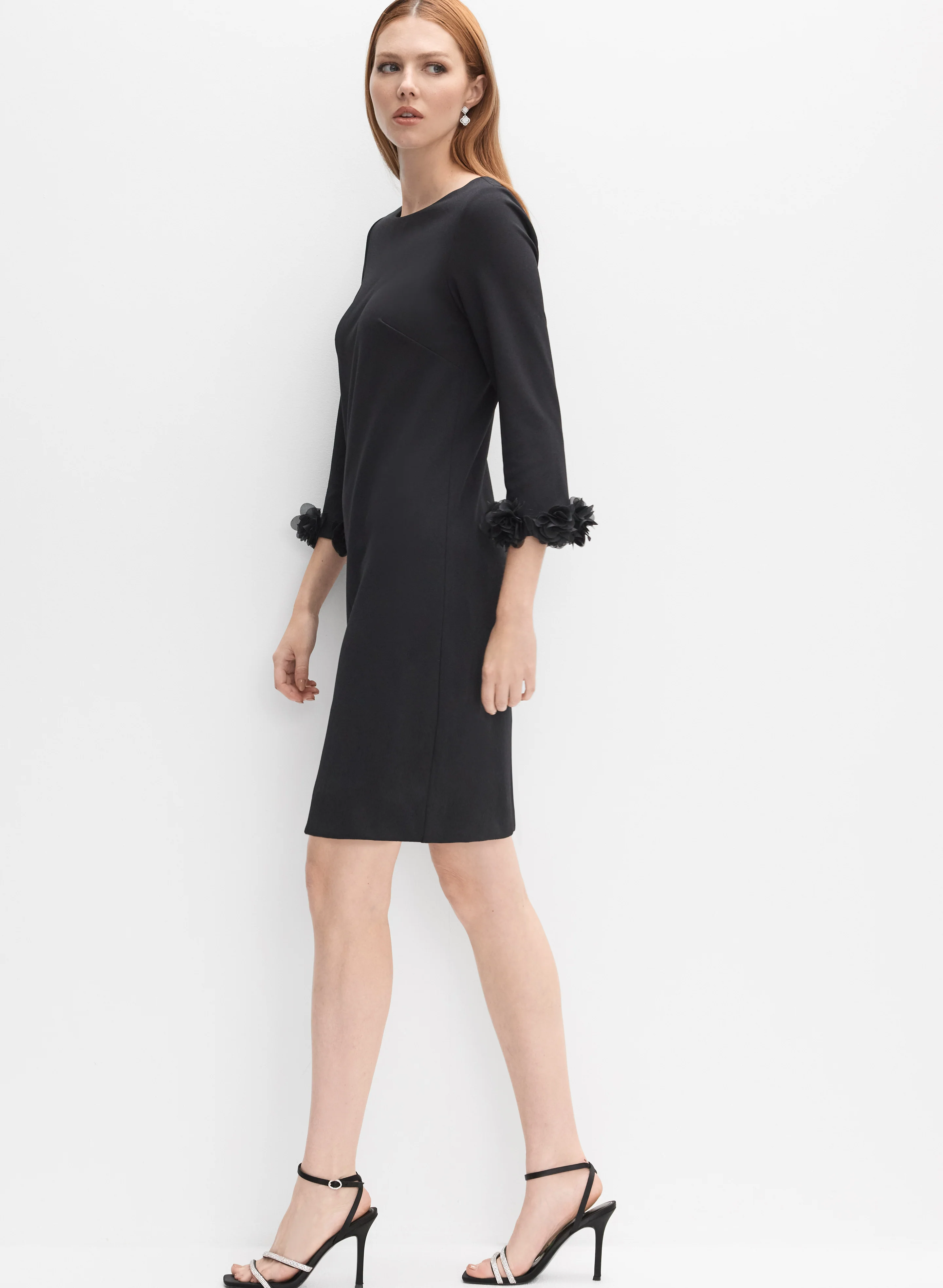 Adrianna Papell - Floral Detail Dress - Image 3