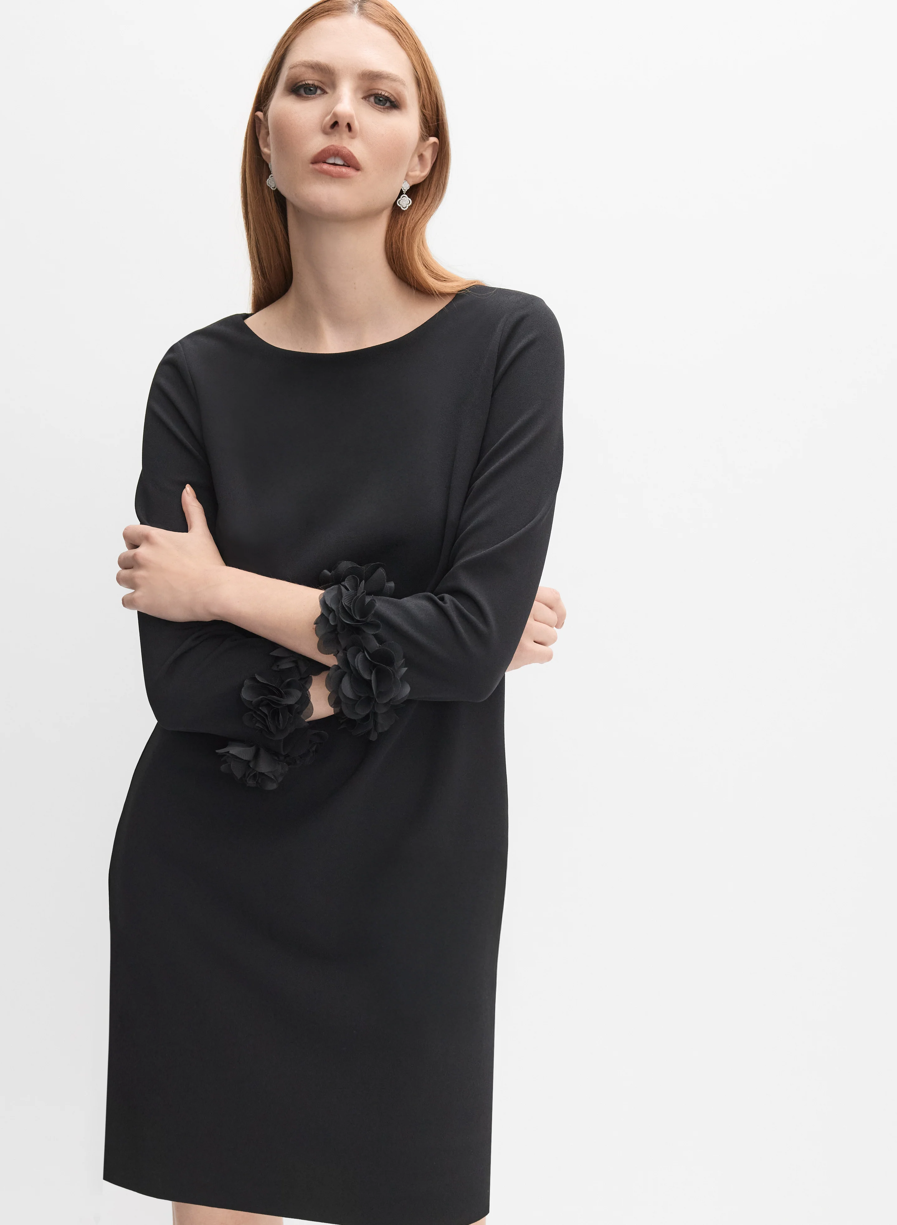 Adrianna Papell - Floral Detail Dress - Image 4