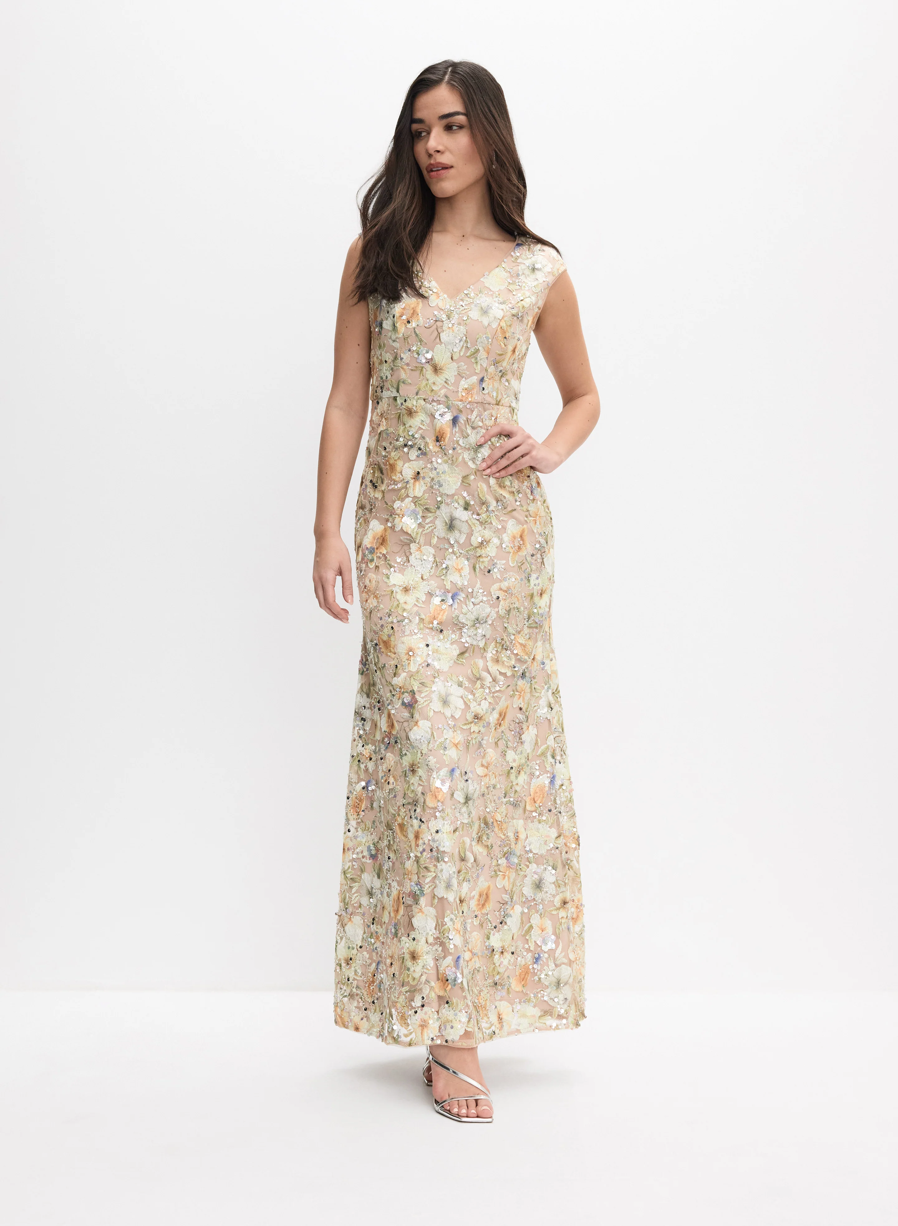 Floral Embroidered Dress
