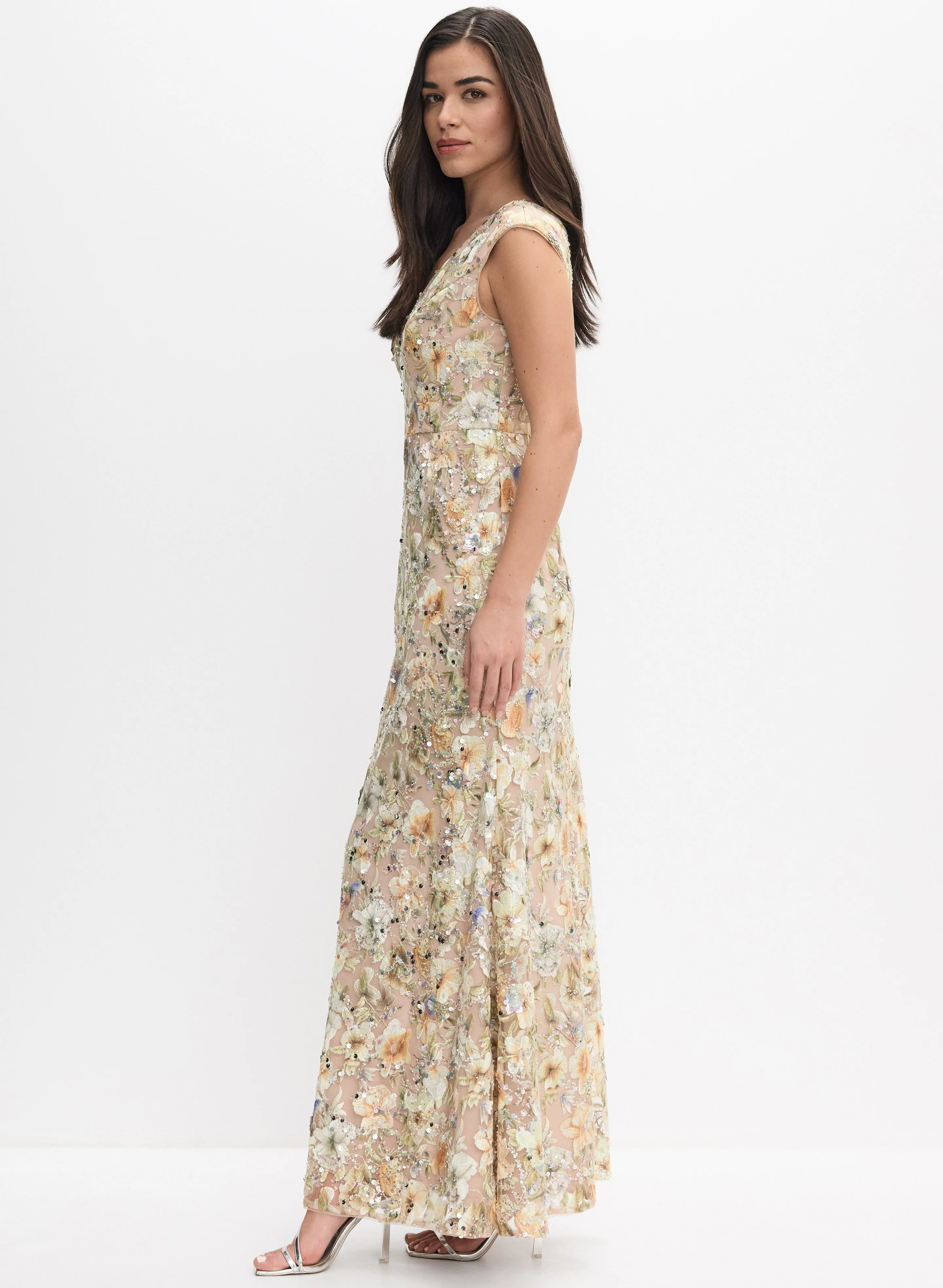 Floral Embroidered Dress - Image 2