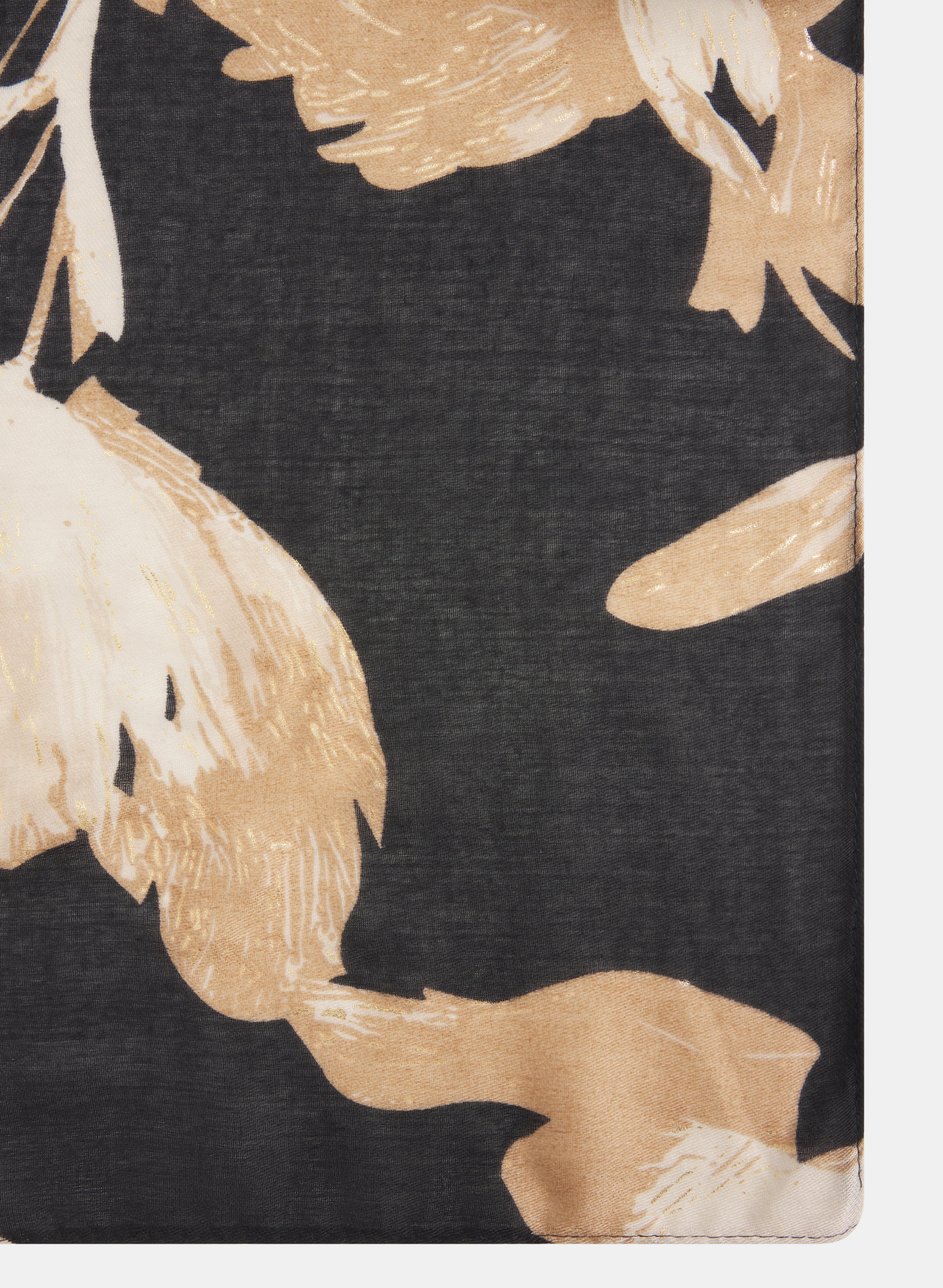 Floral Foil Scarf - Image 3