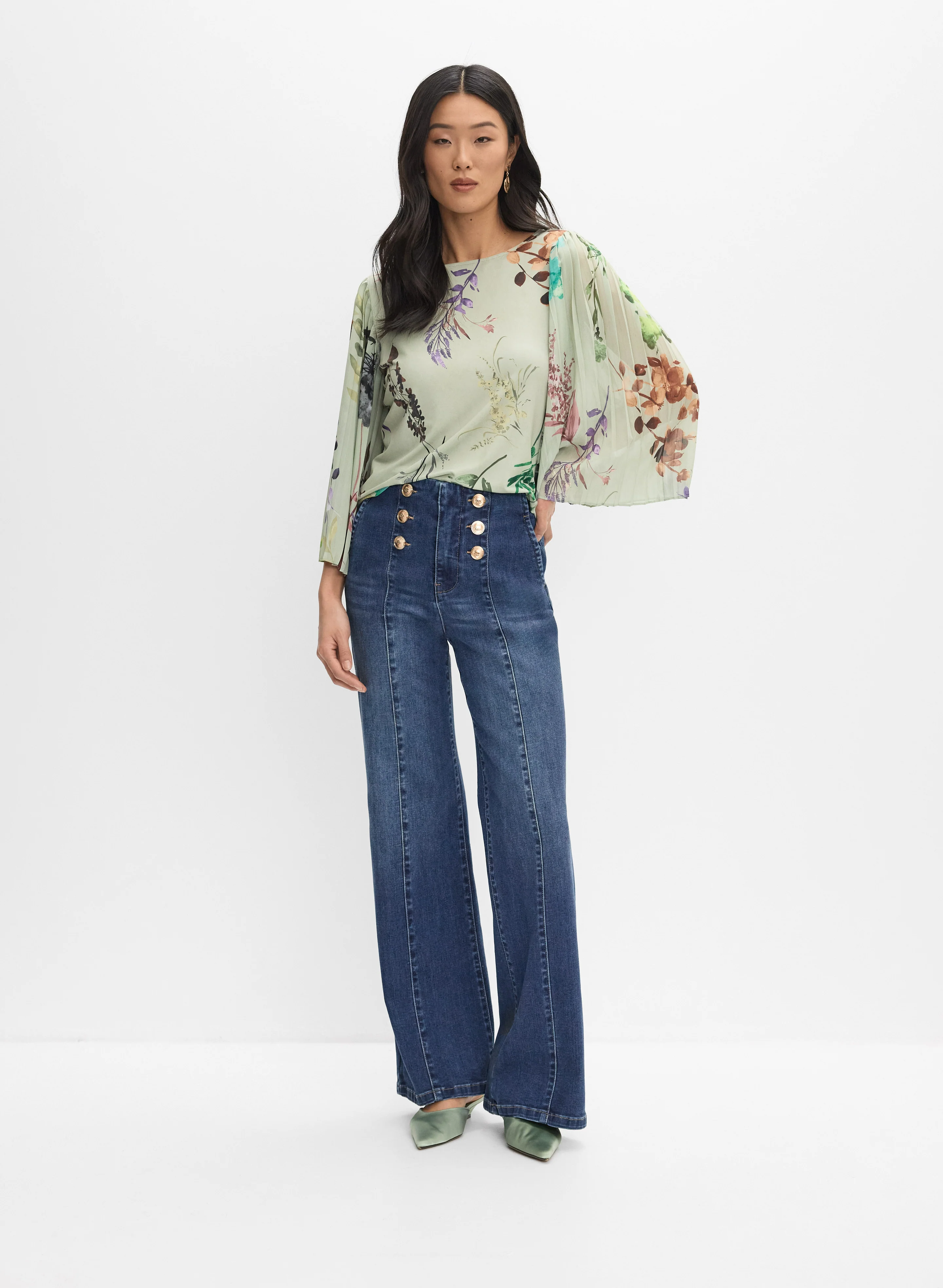 Floral Jersey Top - Image 3