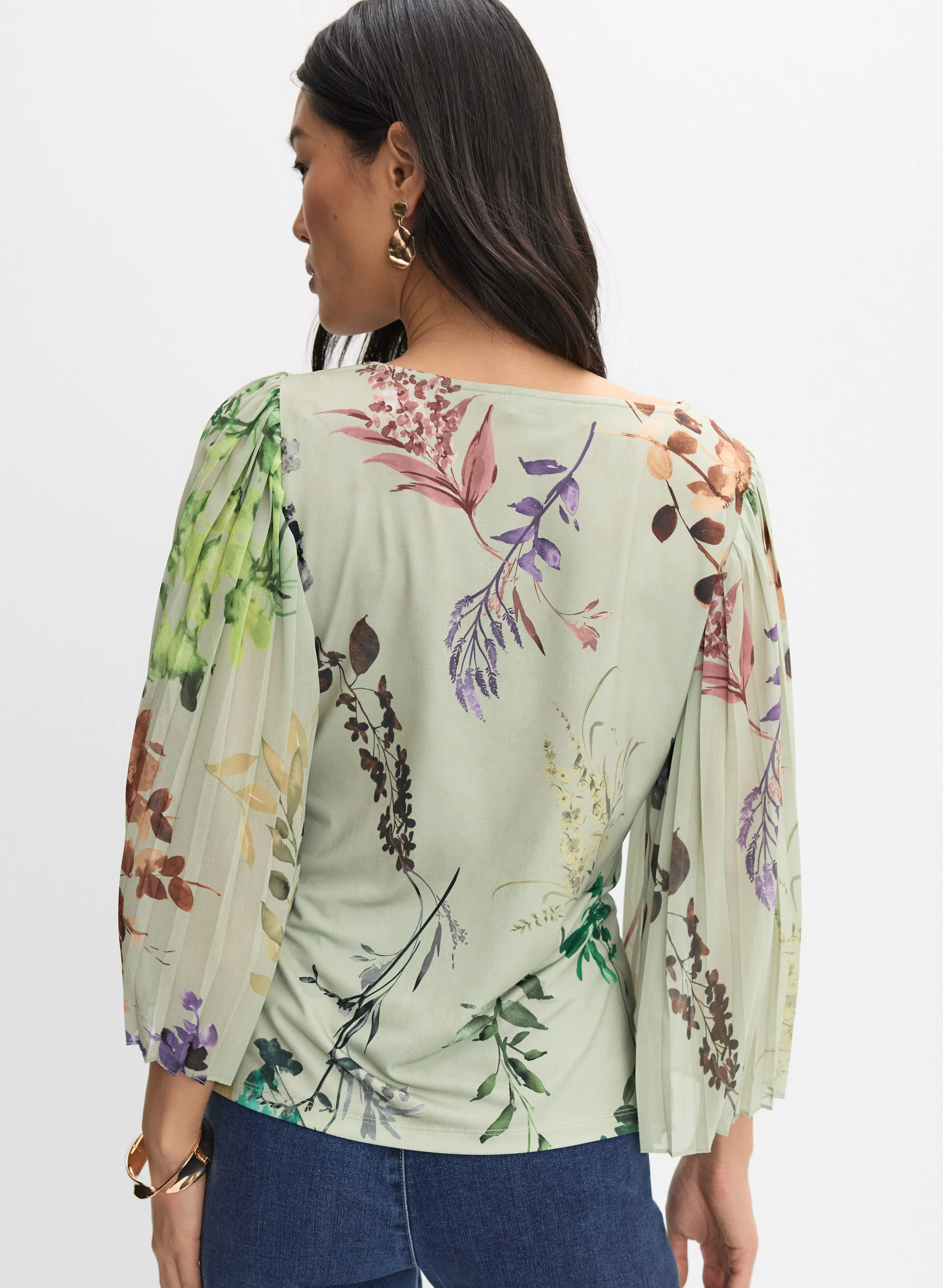 Floral Jersey Top - Image 4