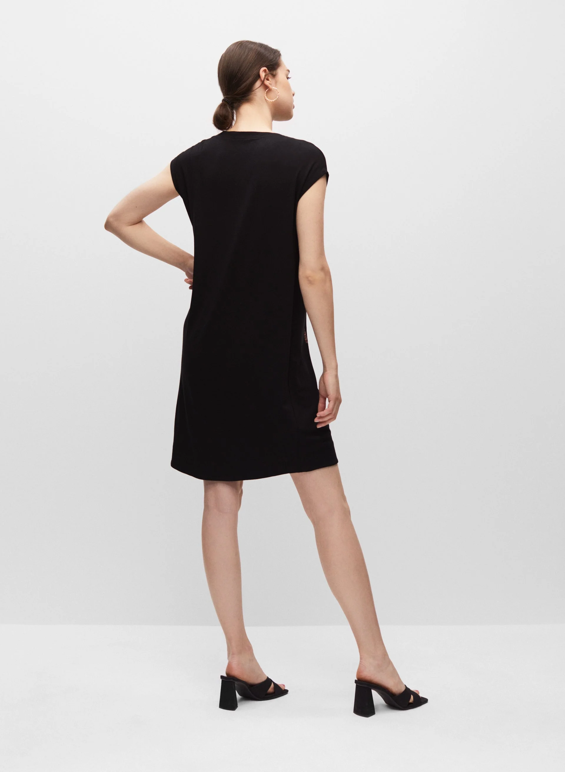 Floral Placement T-Shirt Dress - Image 2