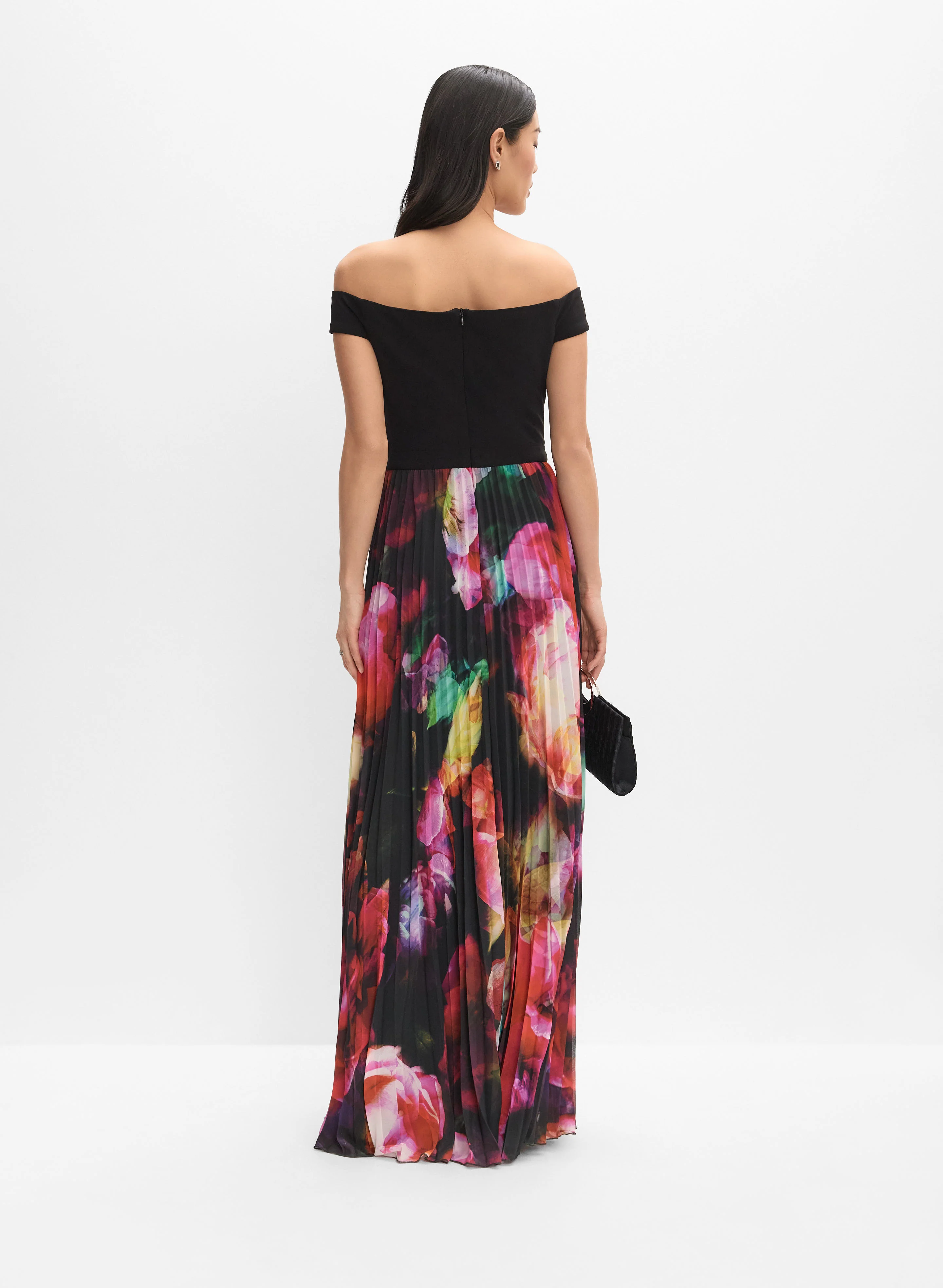 Floral Plissé Dress - Image 5
