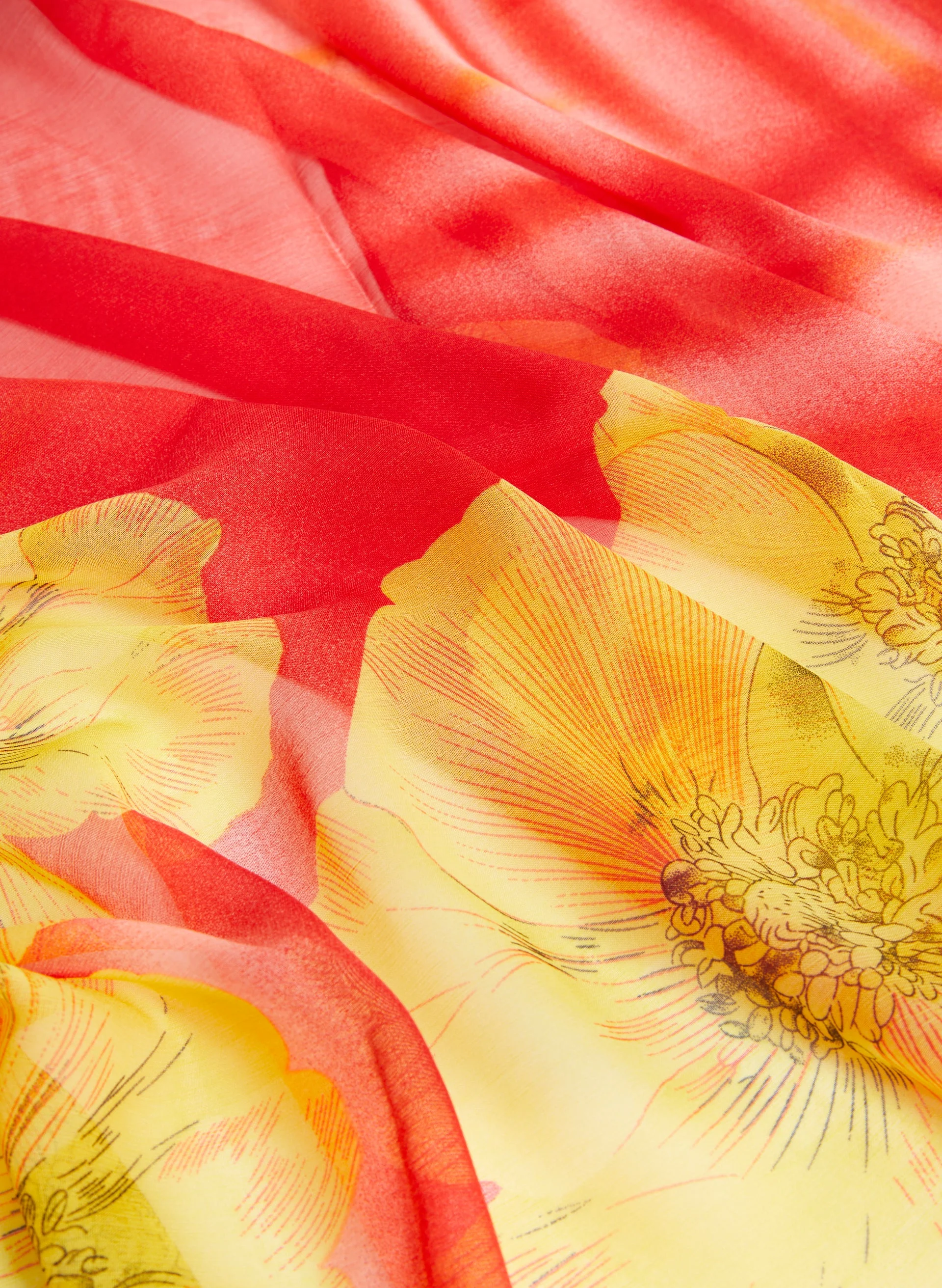 Floral Print Scarf - Image 4