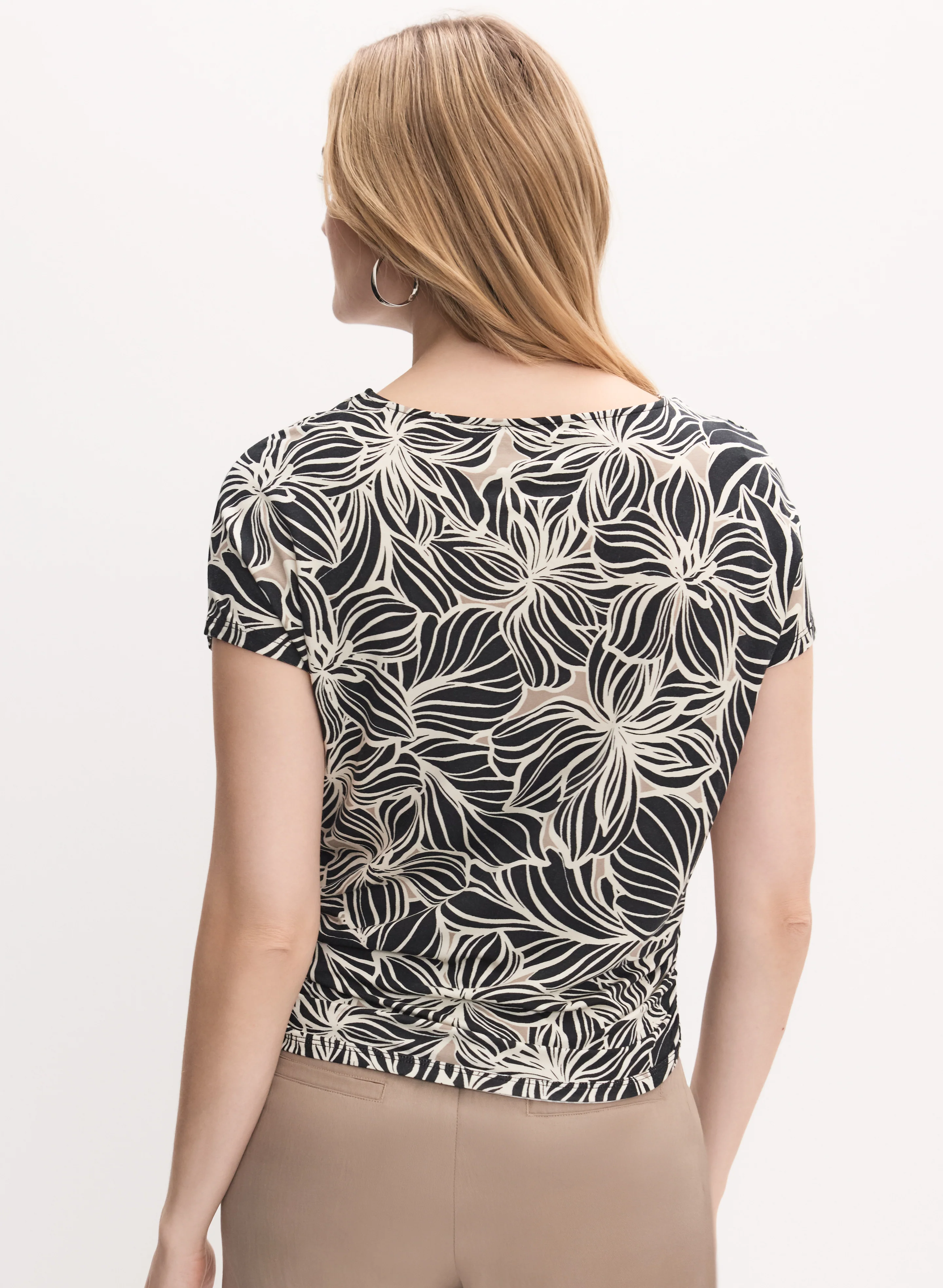 Floral Print T-Shirt - Image 5
