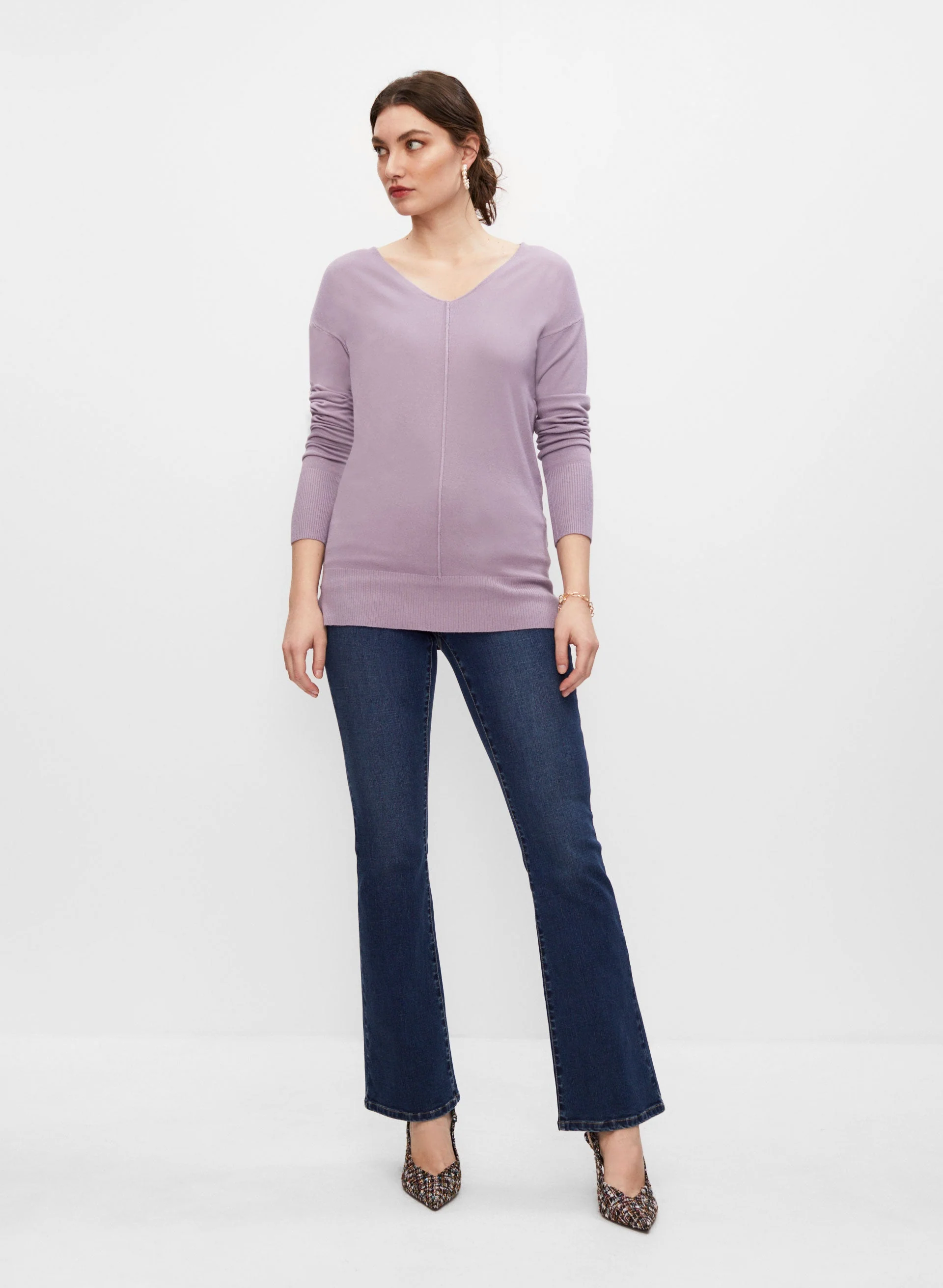 Frank Lyman - Rib Knit Detail Sweater - Image 5