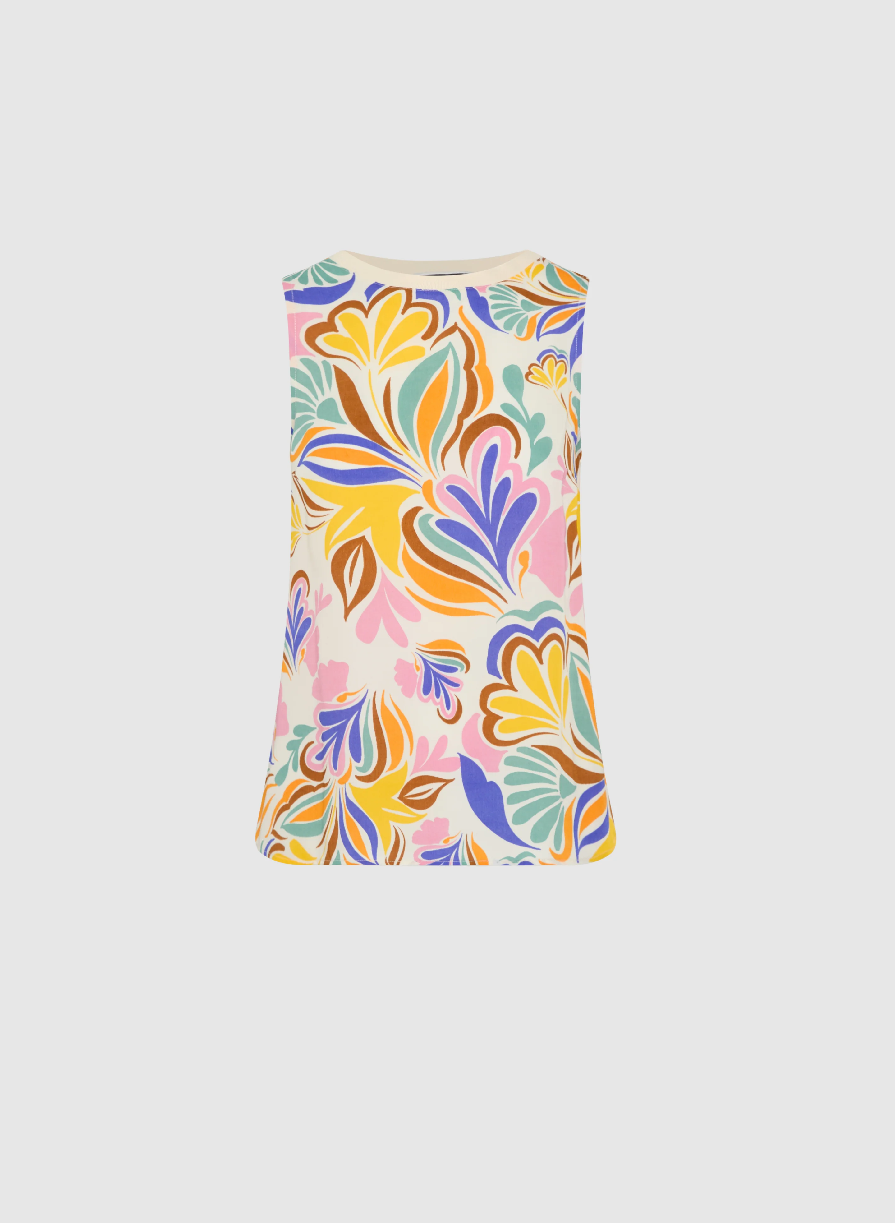 Graphic Floral Tank Top - Image 6