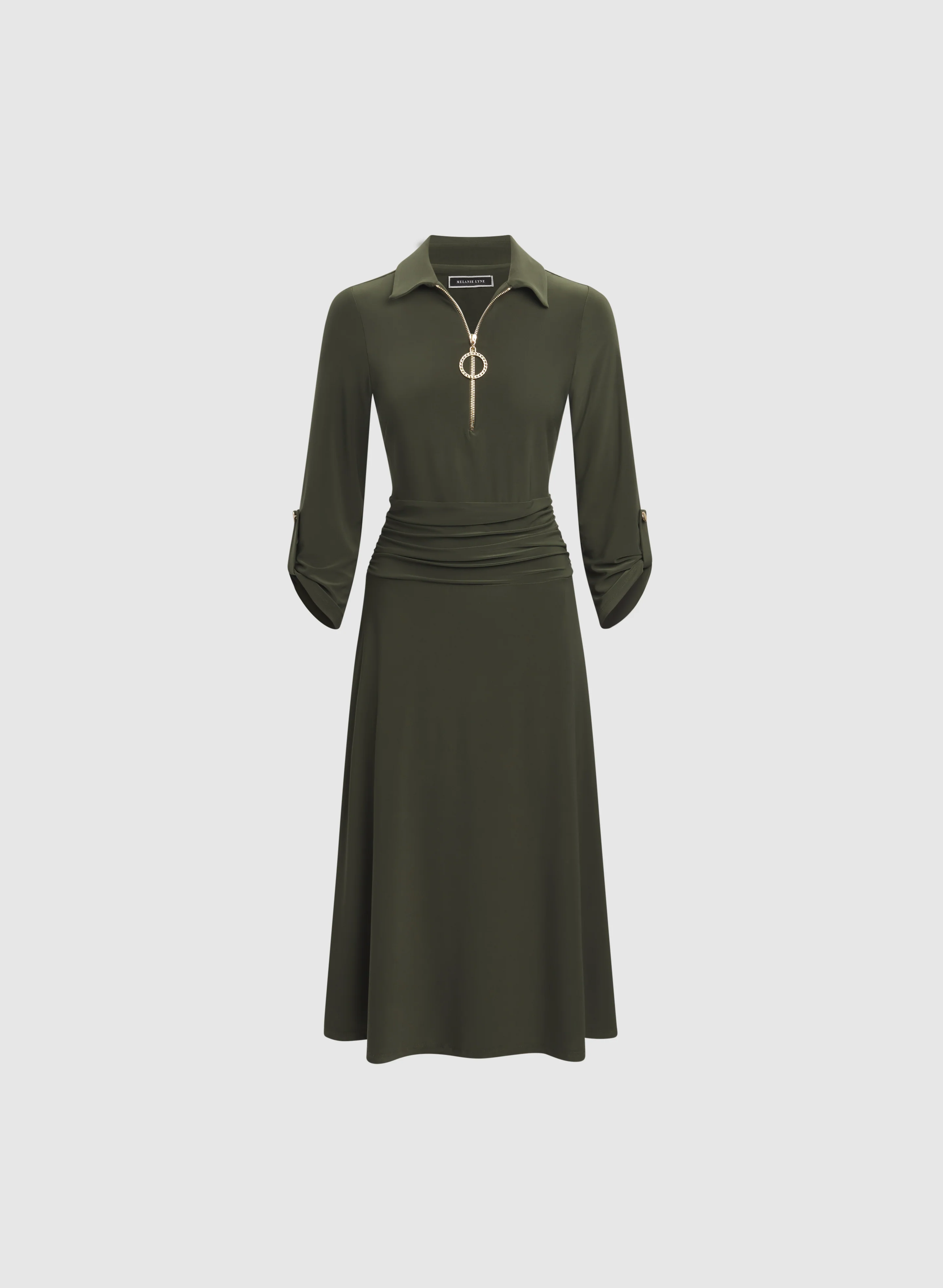 Half-Zip Midi Dress - Image 5