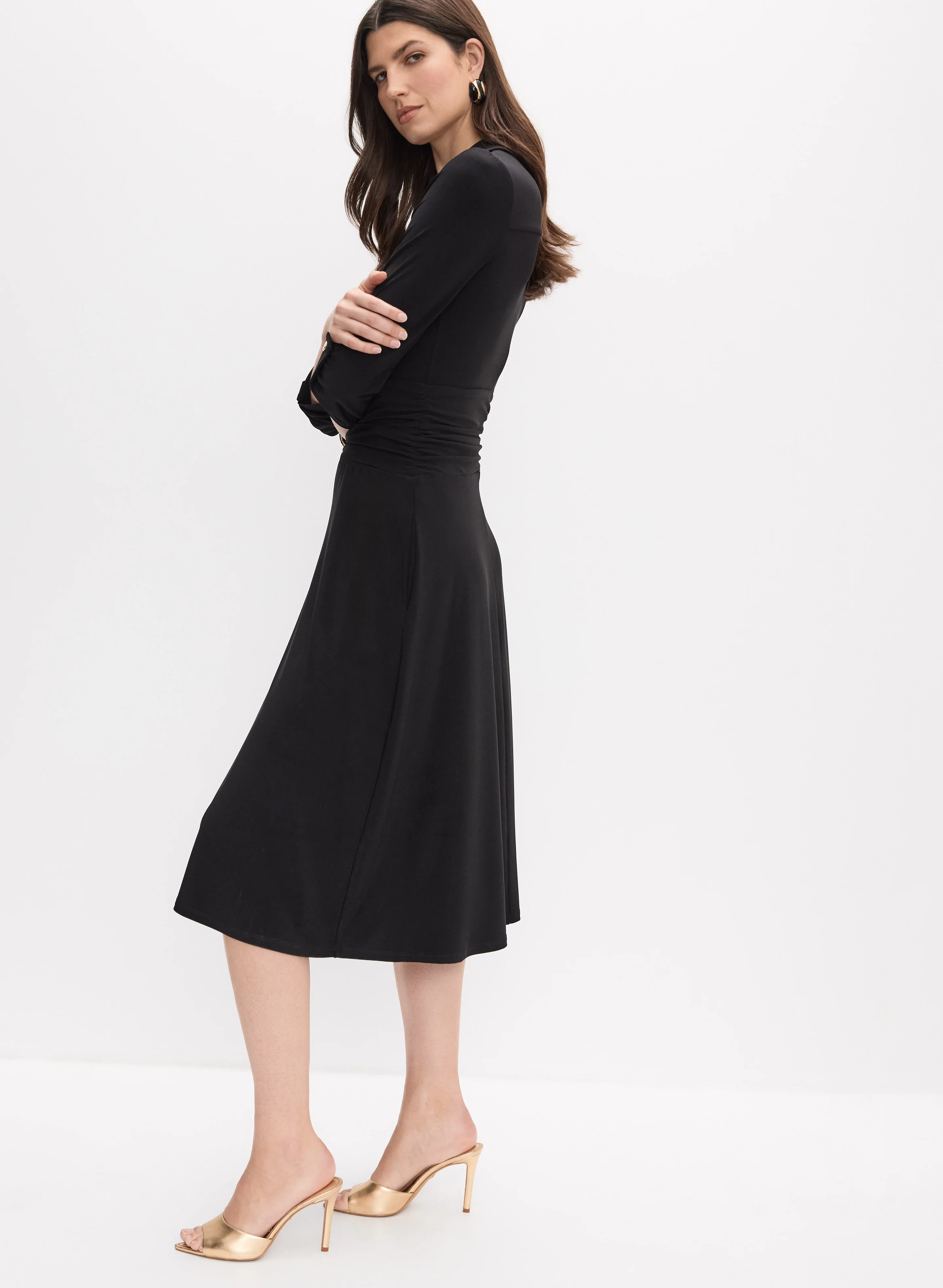Half-Zip Midi Dress - Image 2