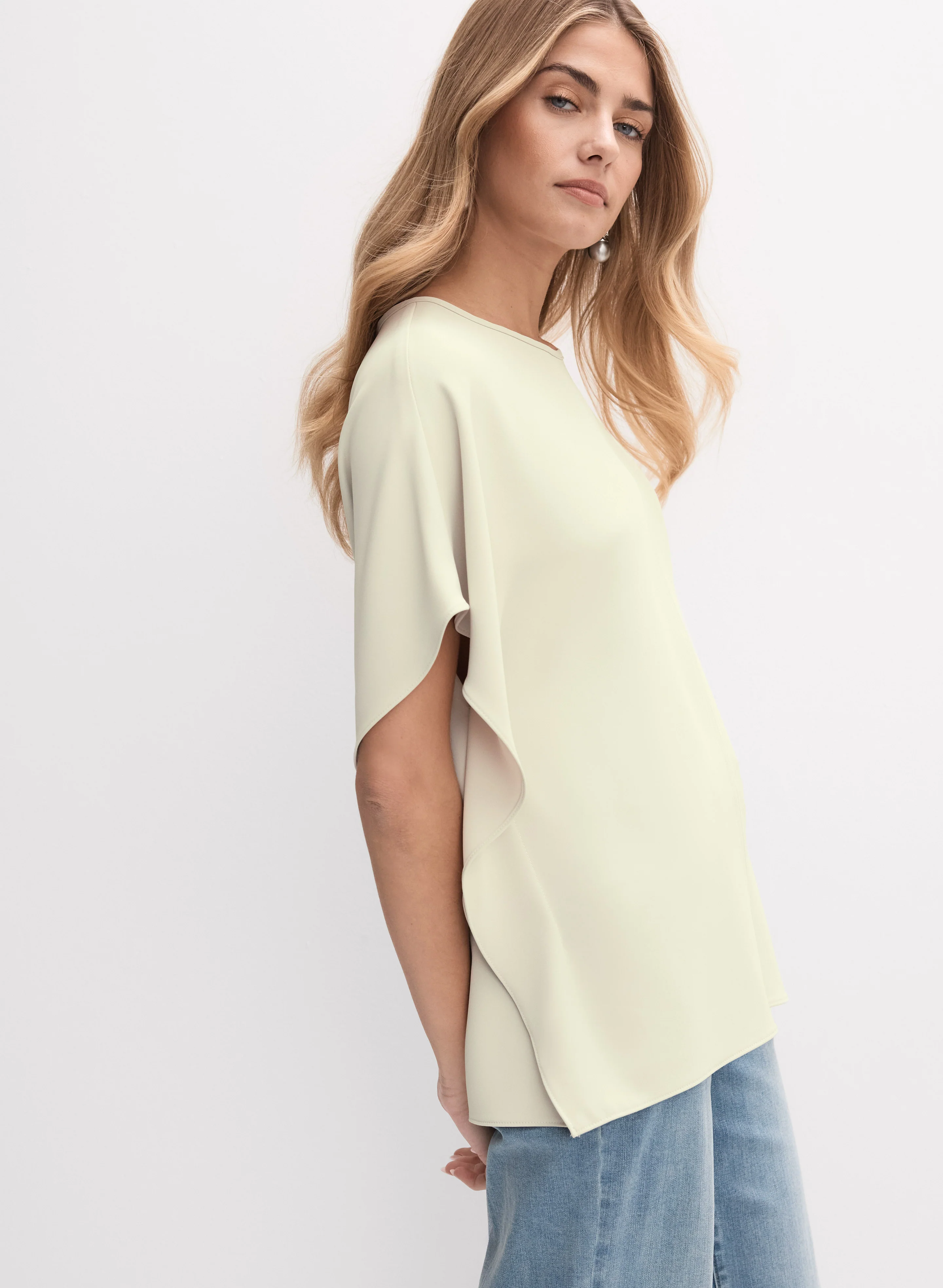 Joseph Ribkoff - Batwing Sleeve Blouse - Image 5