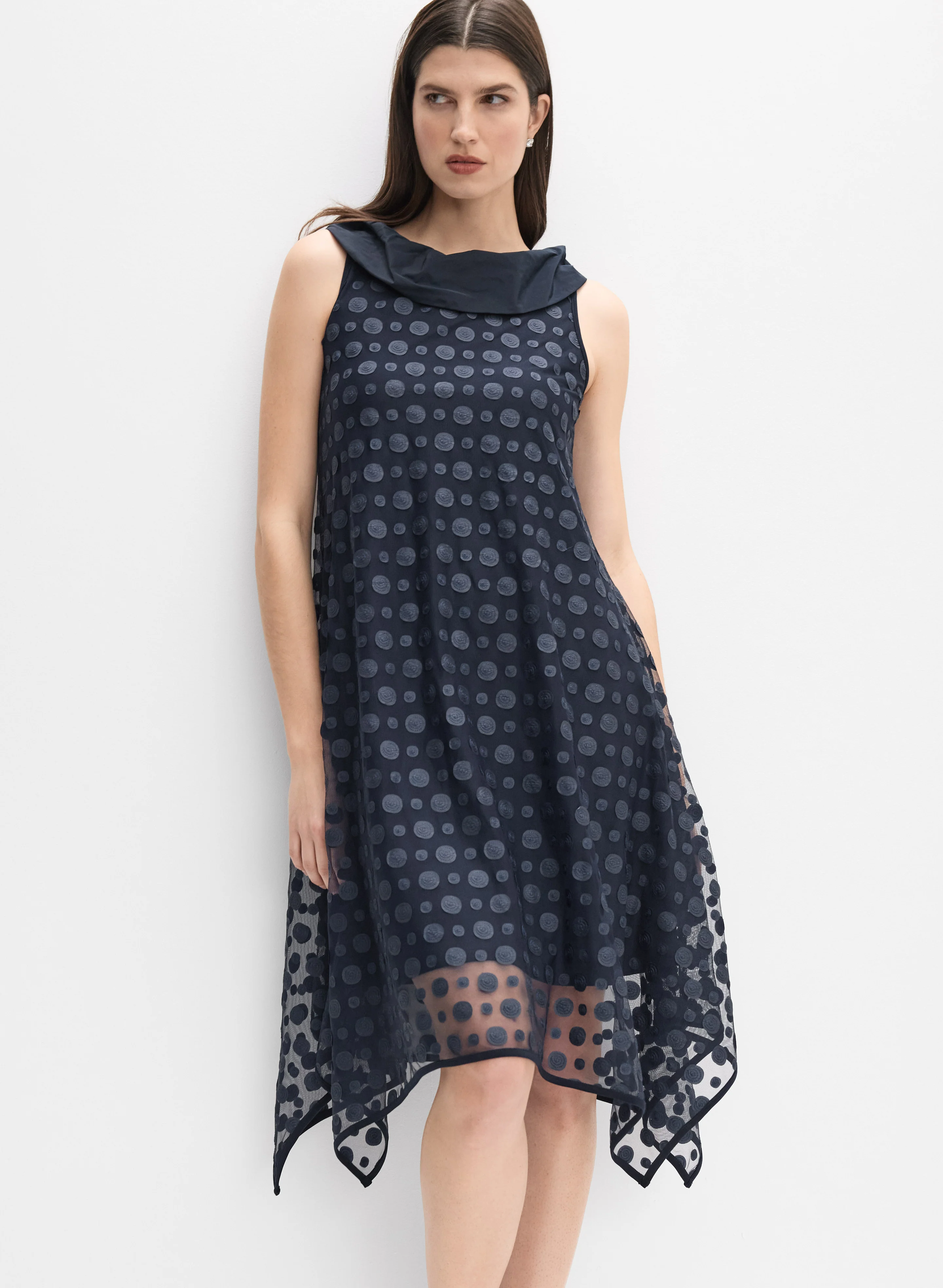 Joseph Ribkoff - Circle Applique Dress - Image 4