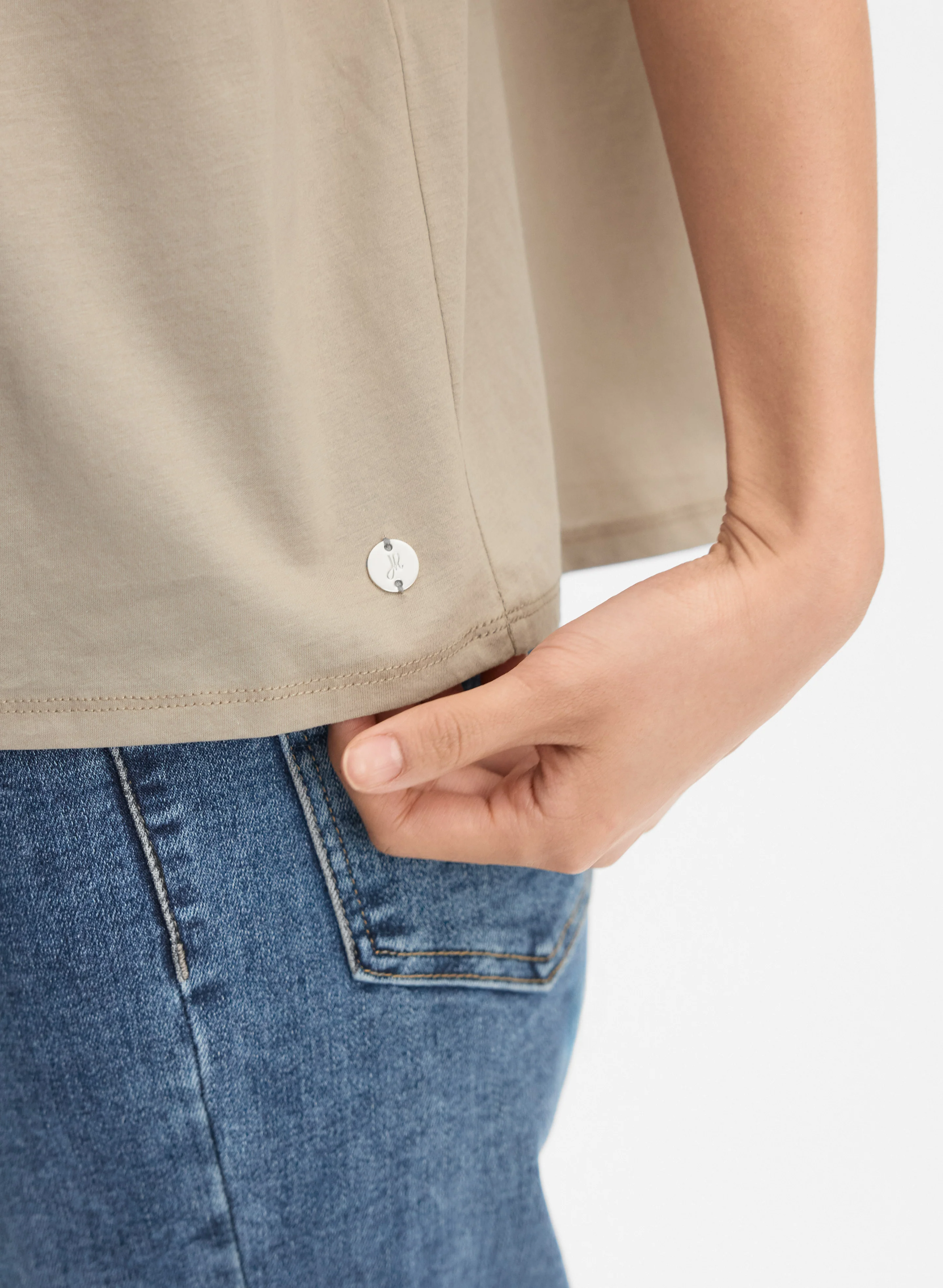 Joseph Ribkoff - Cotton T-Shirt - Image 2