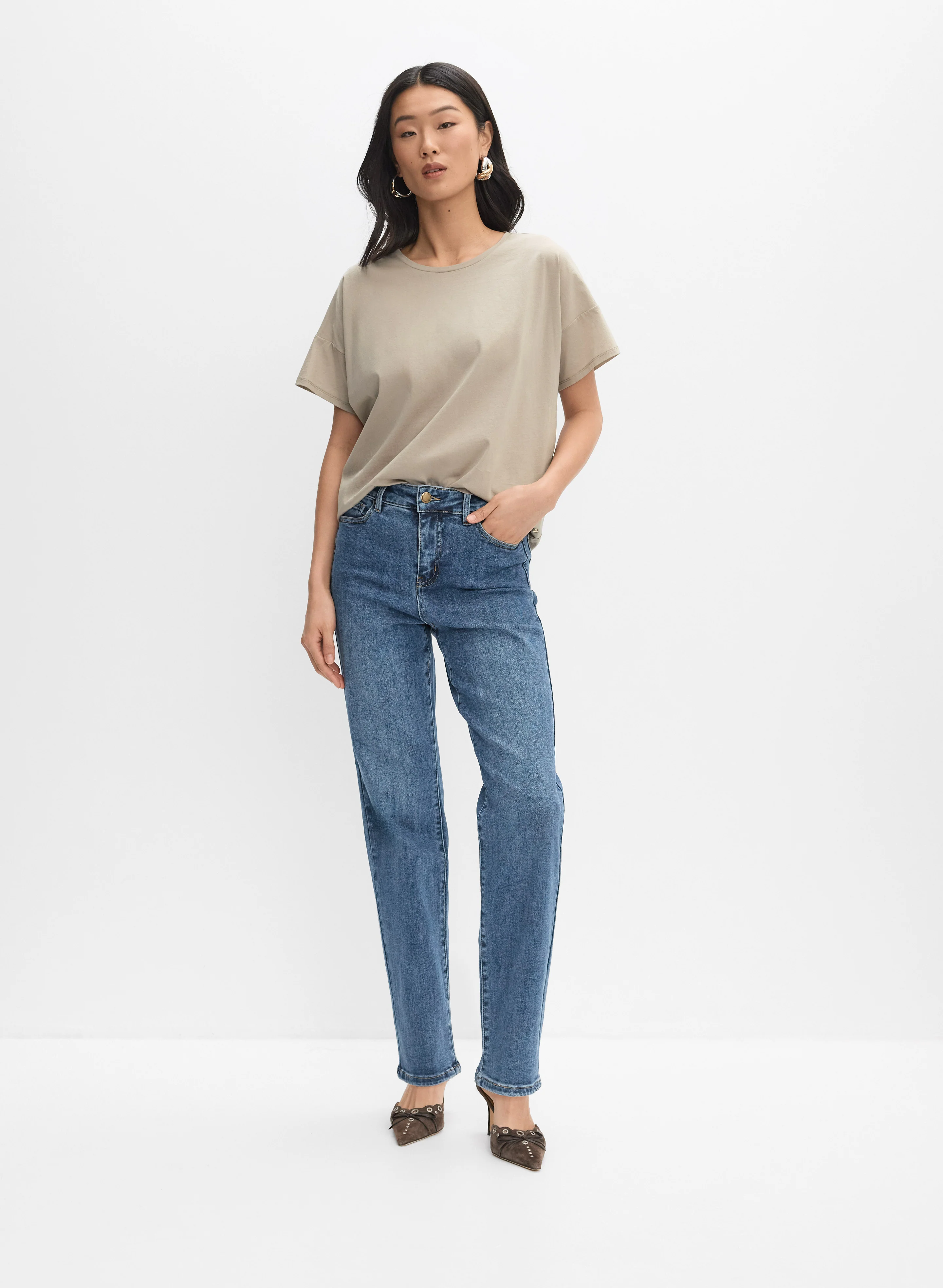 Joseph Ribkoff - Cotton T-Shirt - Image 3