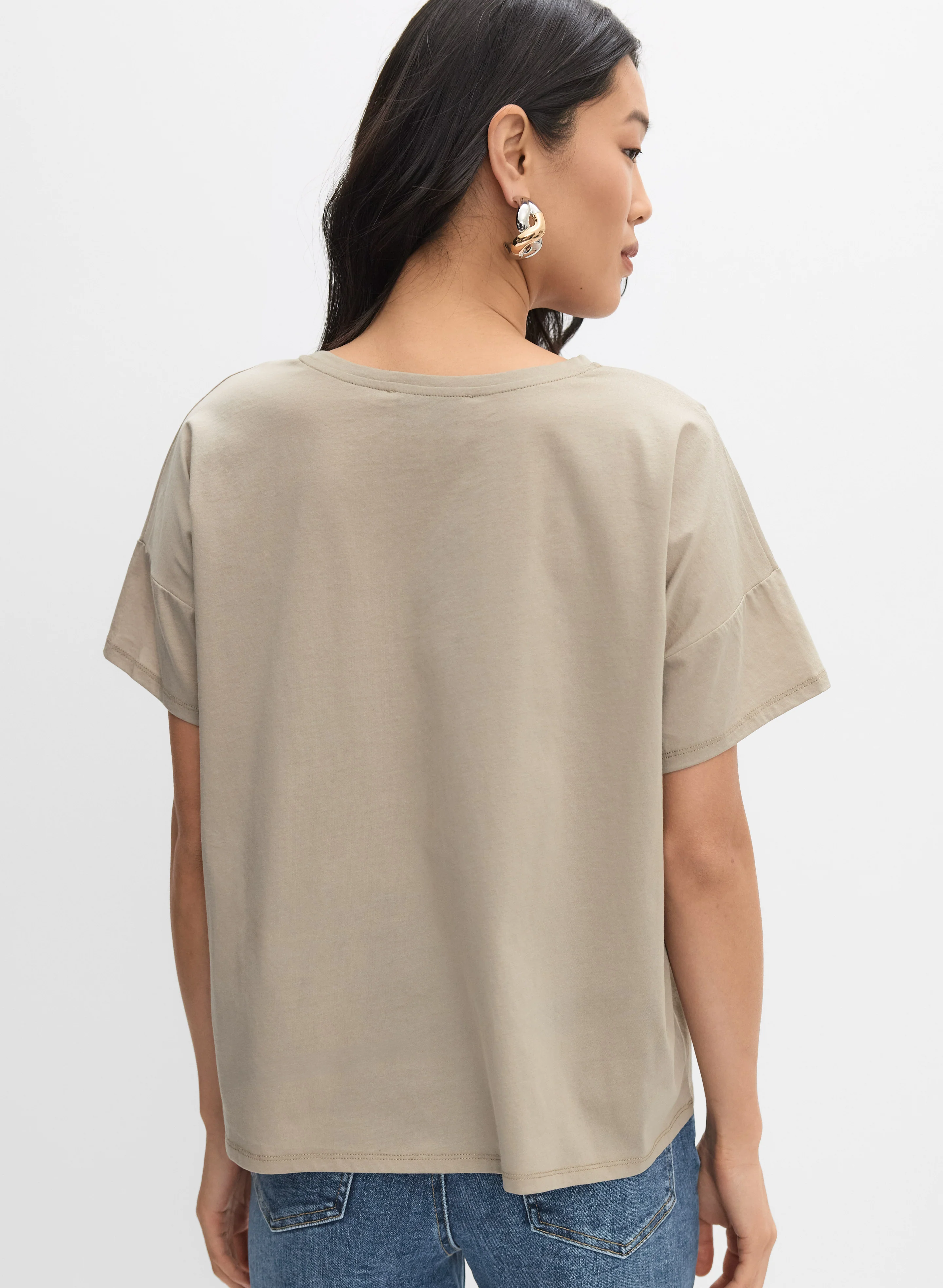 Joseph Ribkoff - Cotton T-Shirt - Image 4