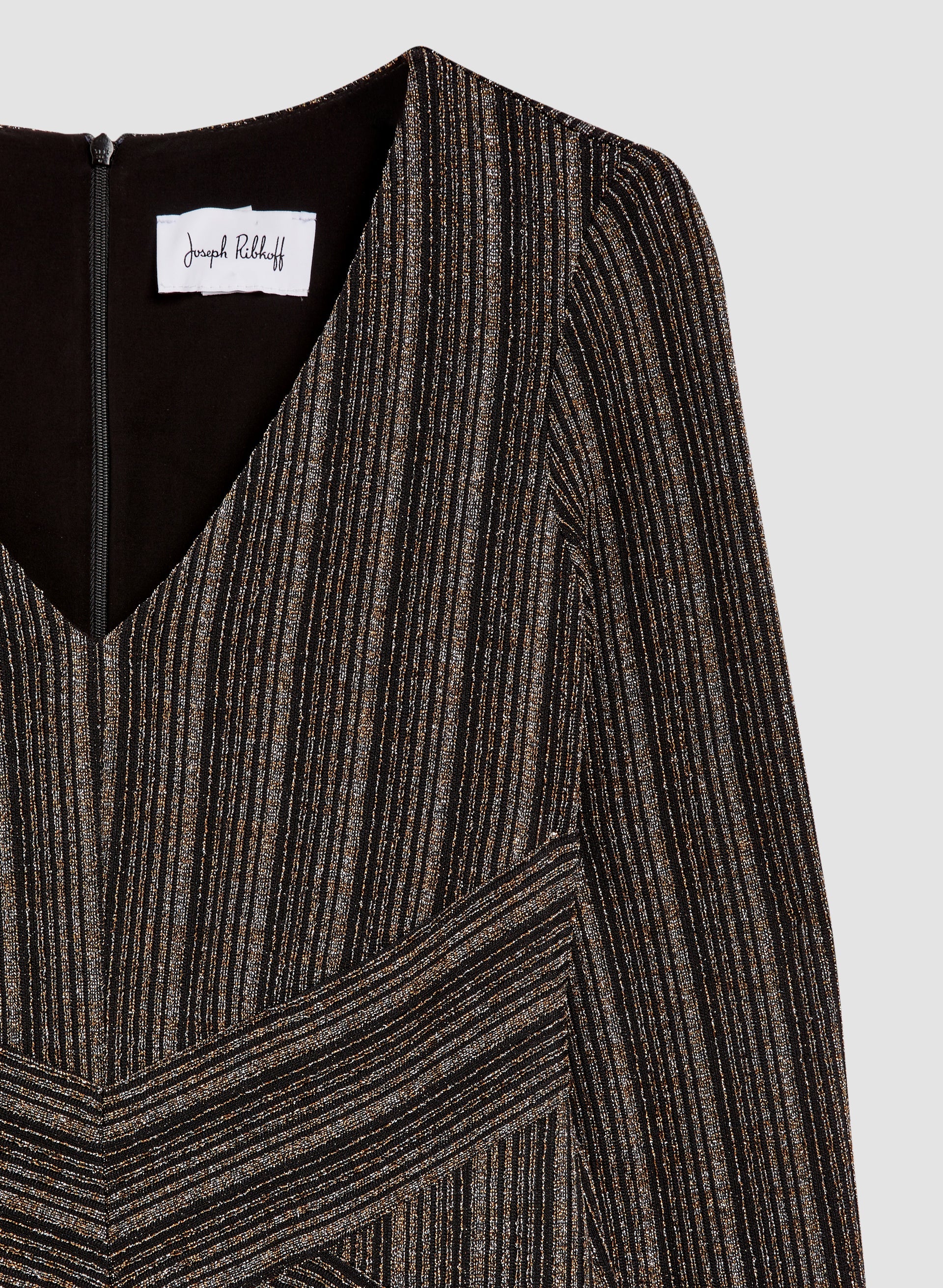 Joseph Ribkoff - Glitter Jersey Dress - Image 8