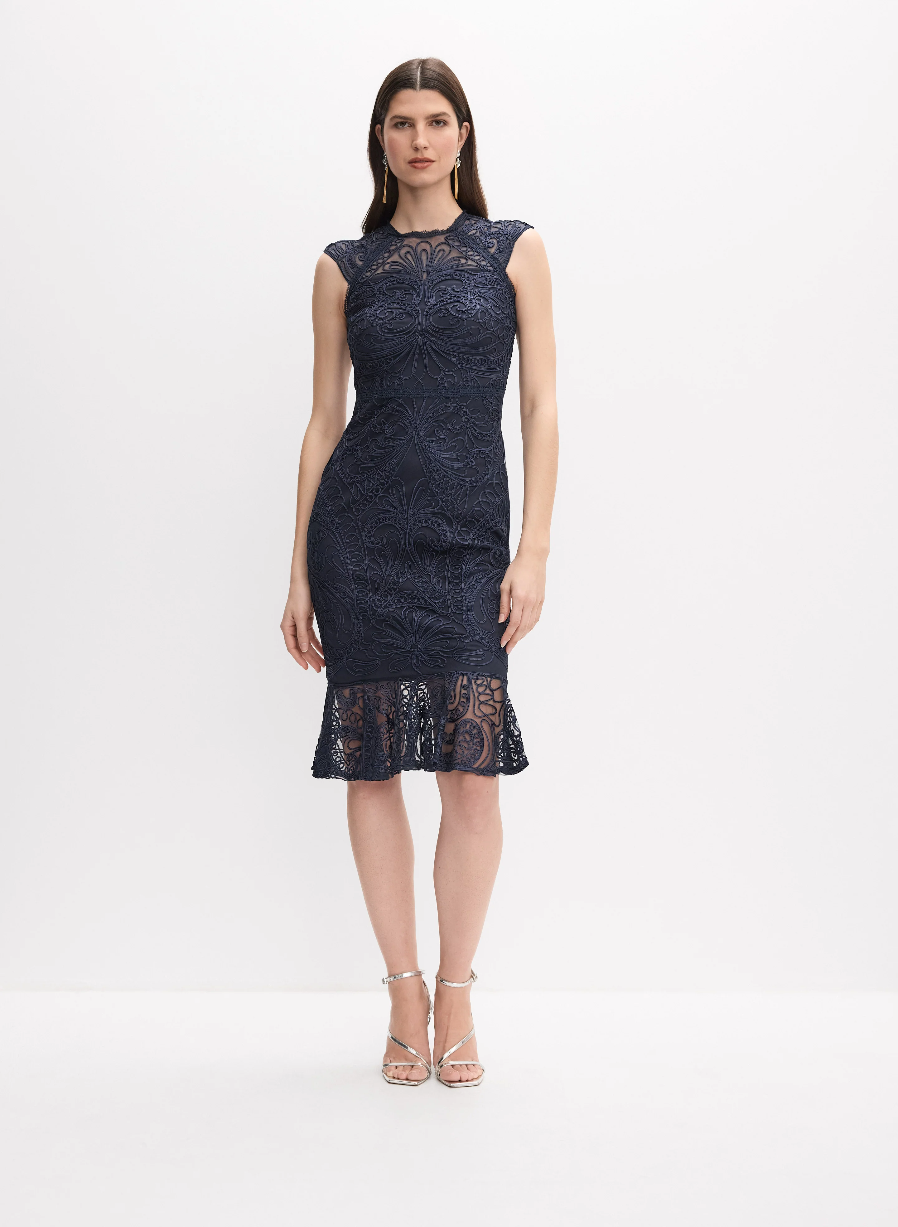 Joseph Ribkoff - Guipure Lace Dress