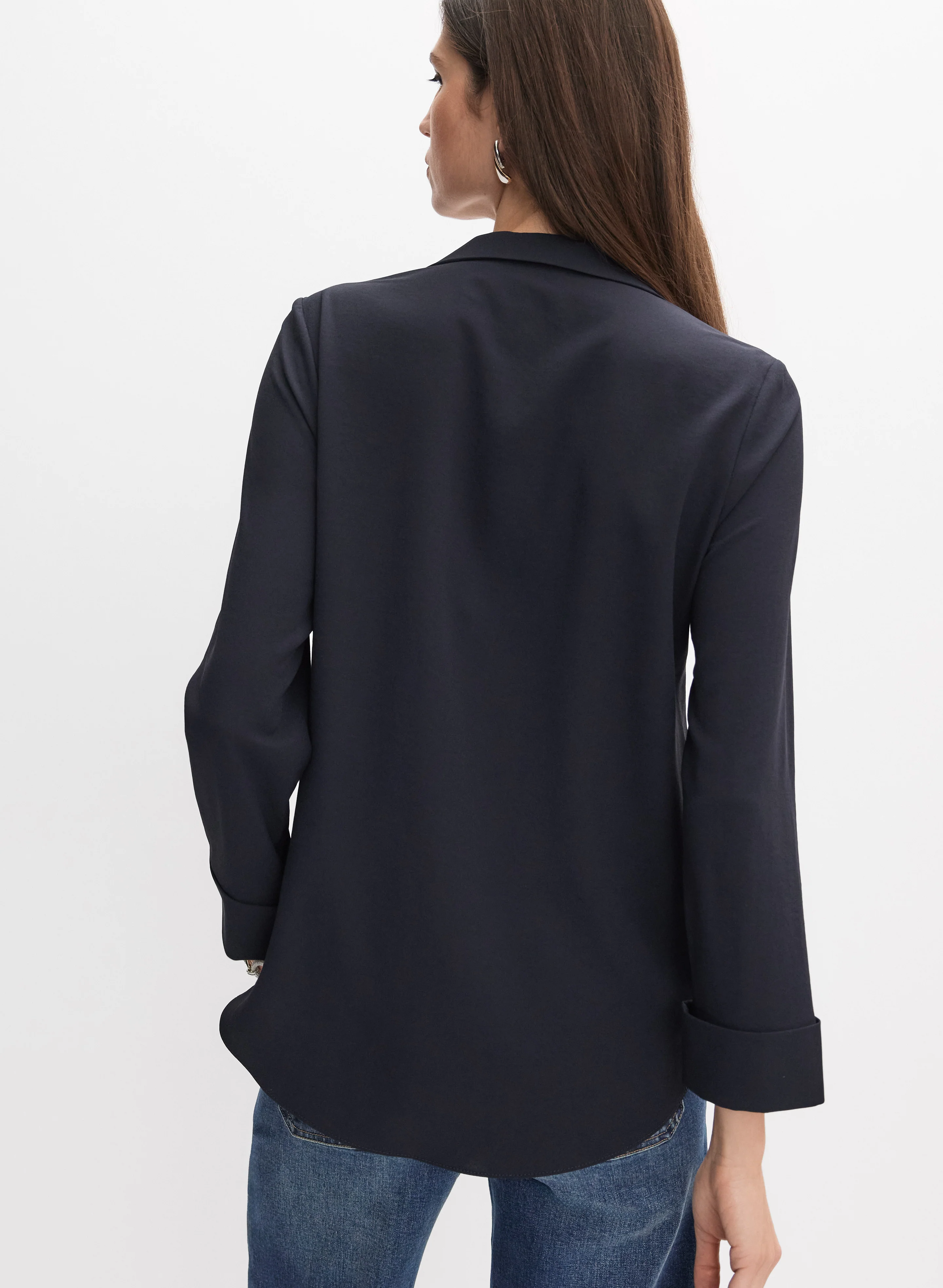 Joseph Ribkoff - Half-Button Blouse - Image 4