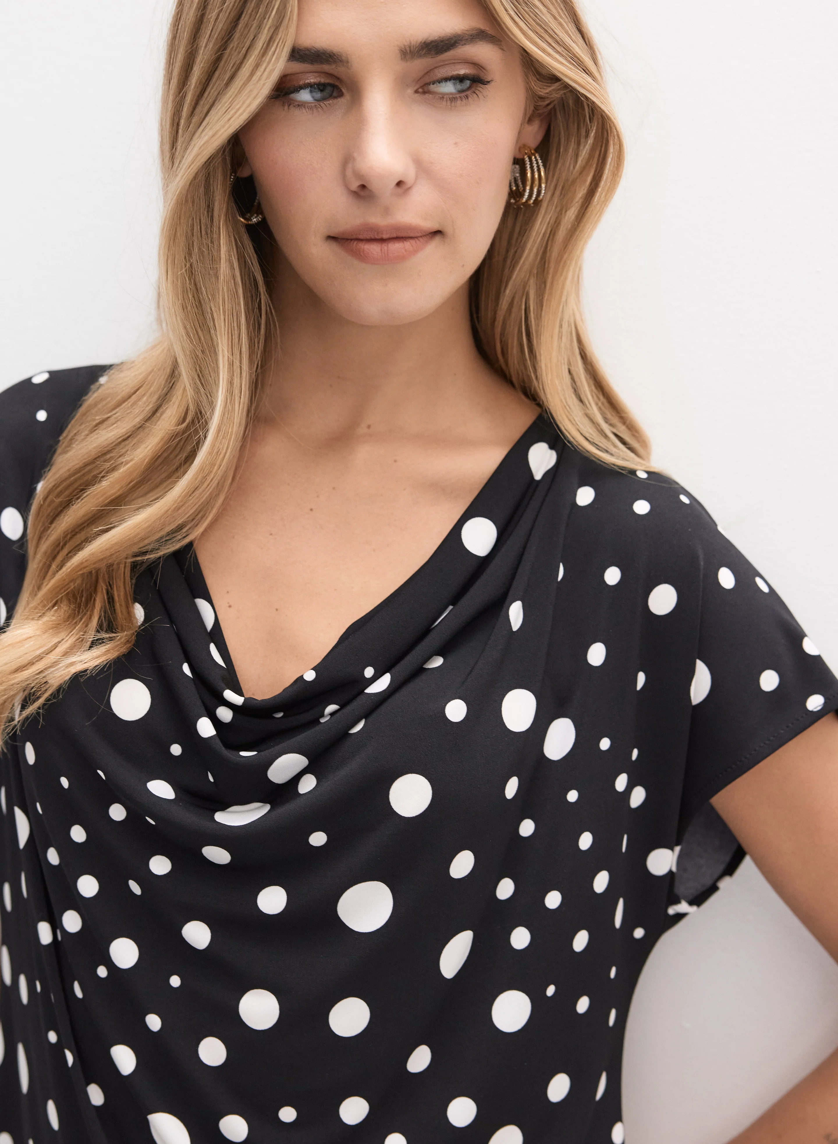 Joseph Ribkoff - Polka Dot Top - Image 2