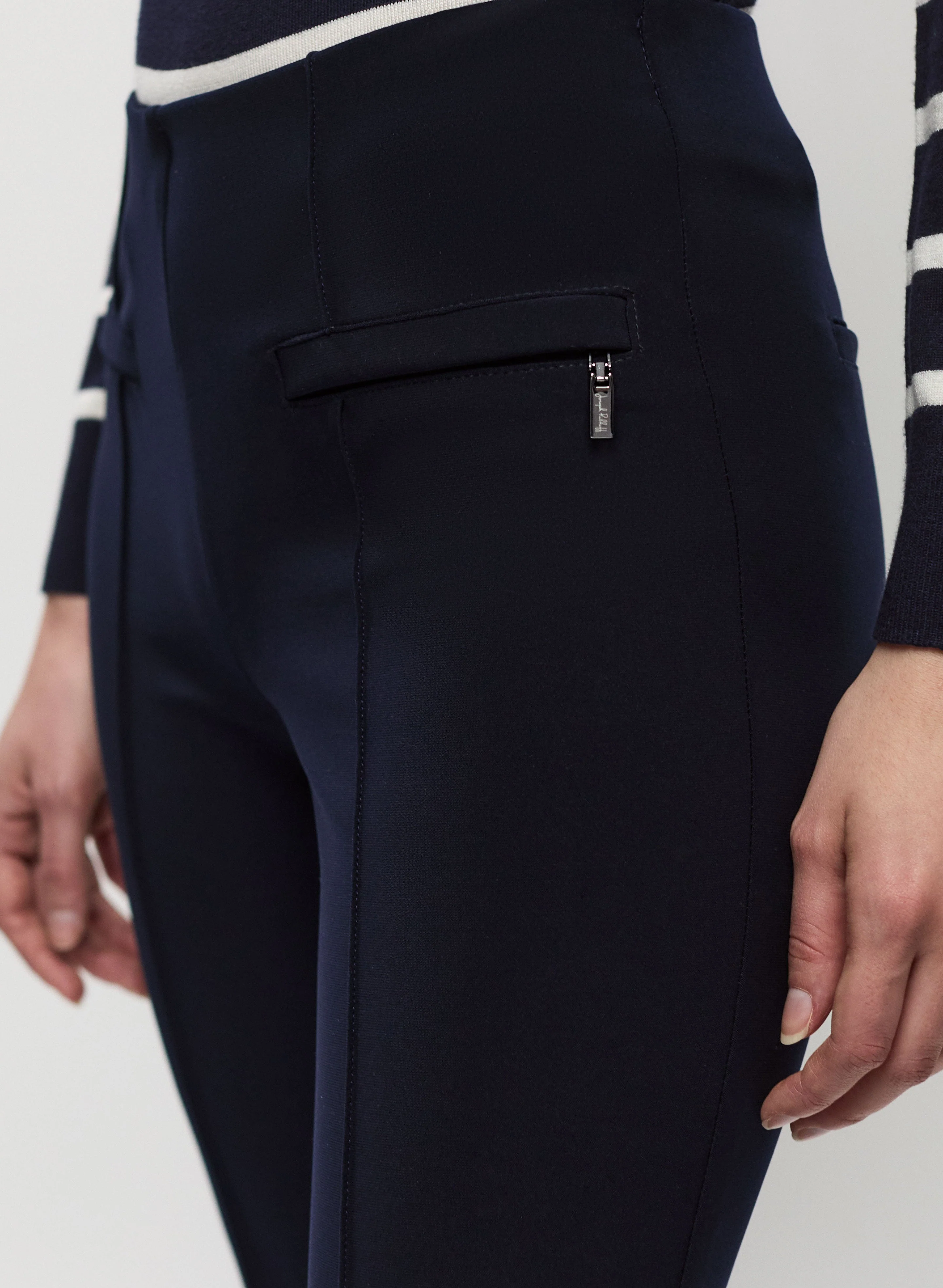 Joseph Ribkoff – Tapered Pull On Pants - Image 4