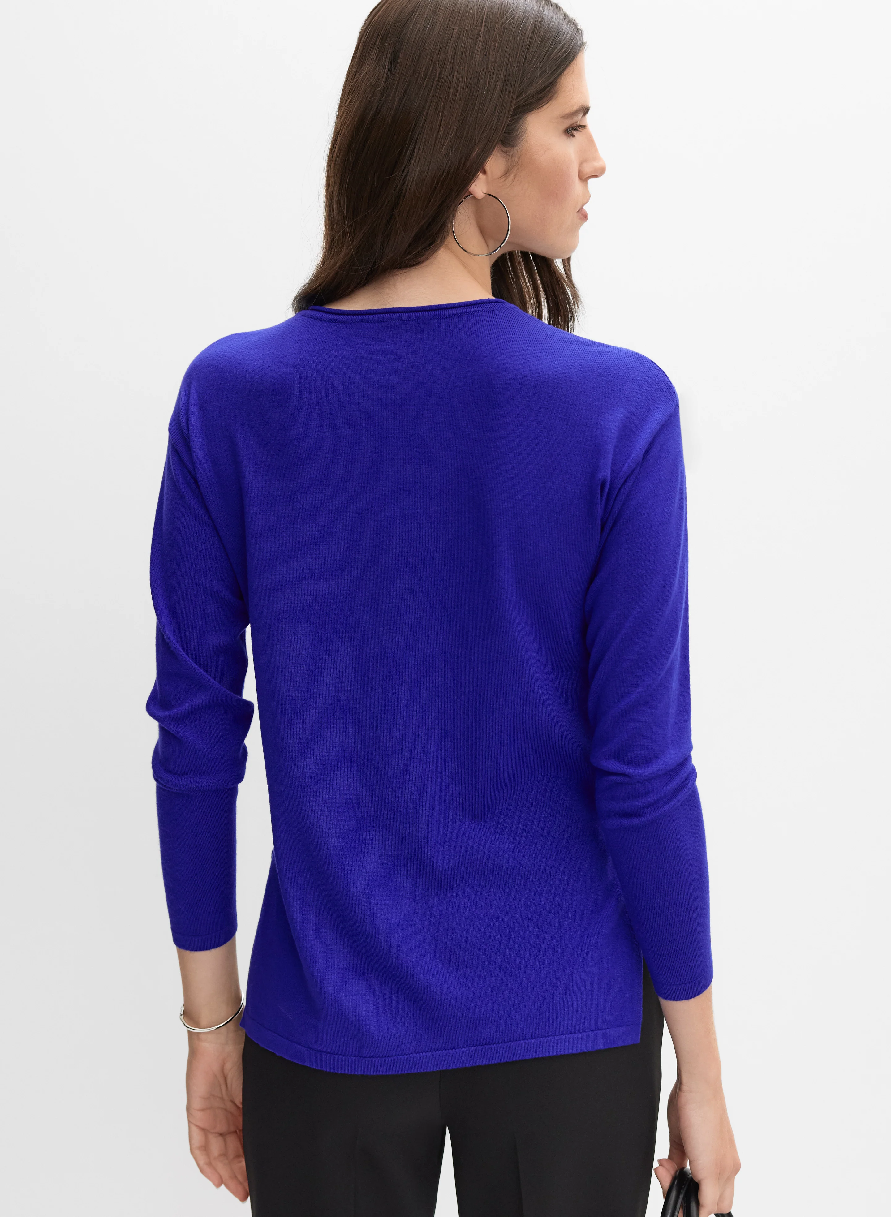 Joseph Ribkoff - Tonal Embellished Sweater - Image 4